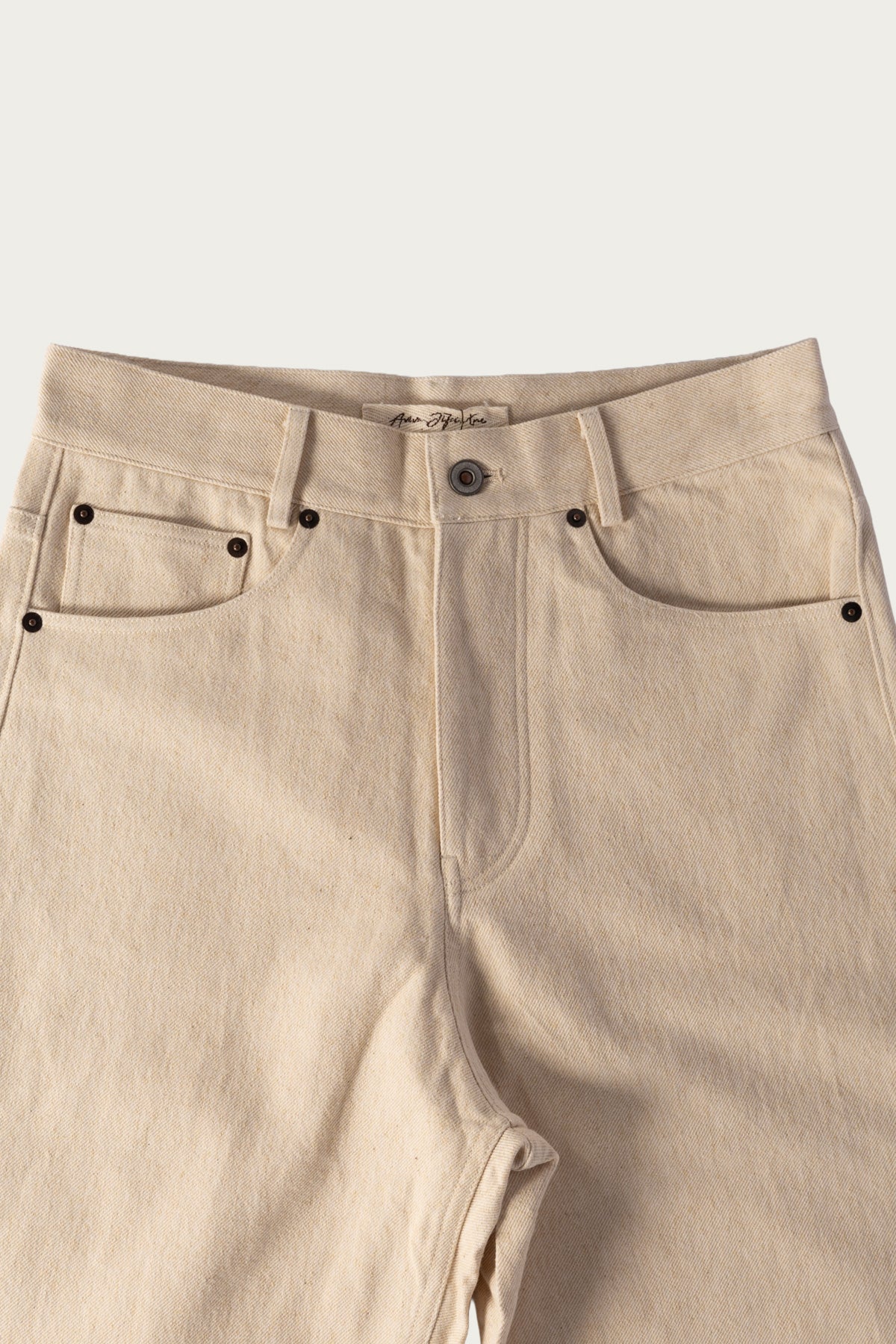 Aviva Jifei Xue - 5 Pocket Pant - Natural Mix - Canoe Club