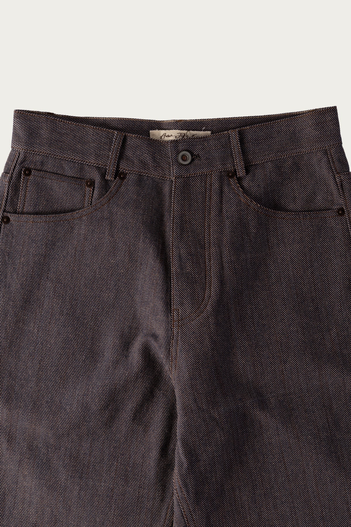 Aviva Jifei Xue - 5 Pocket Pant - Persimmon Black Denim - Canoe Club