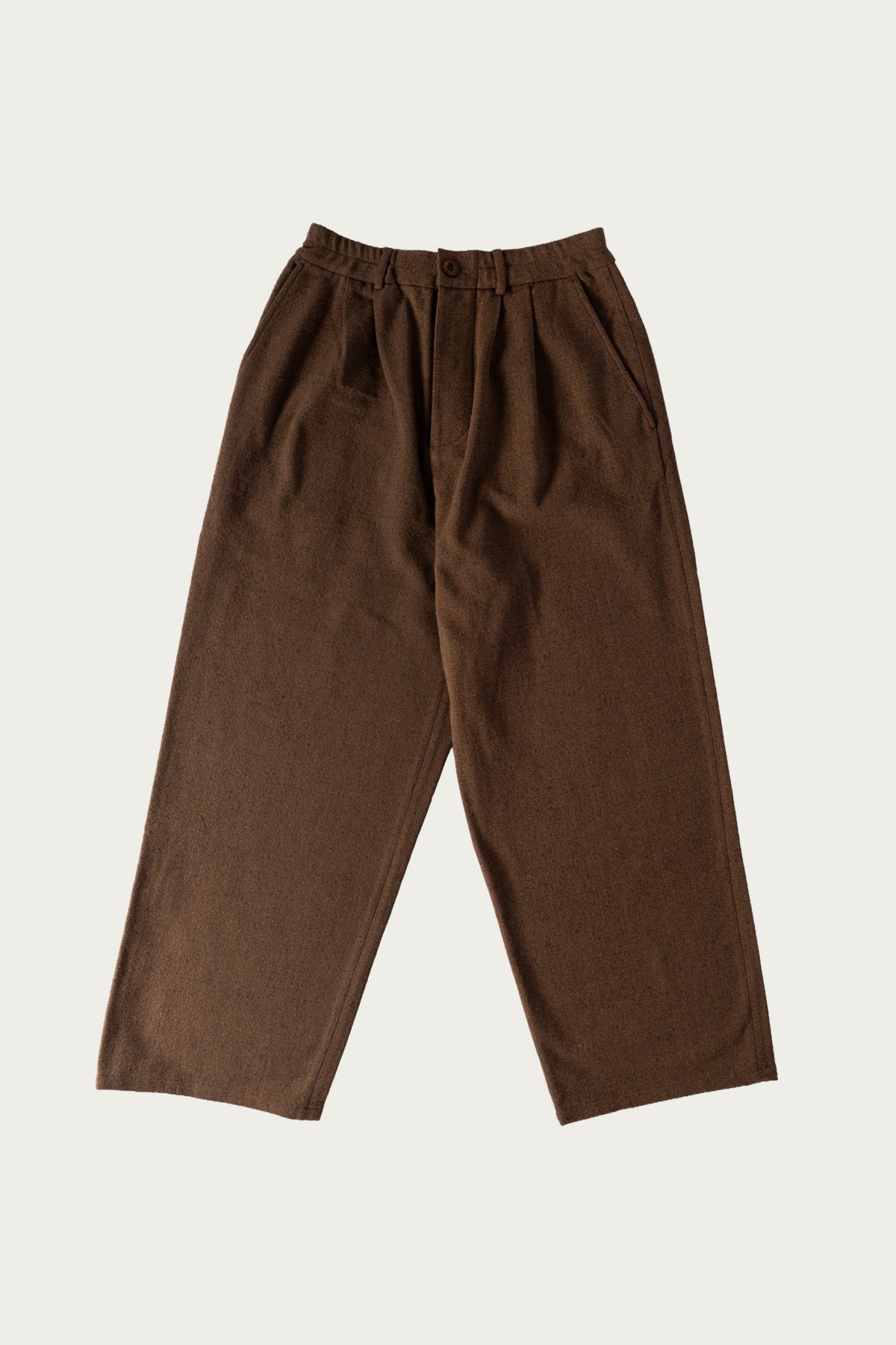 Aviva Jifei Xue - Double Pleat Pant - Brown Mix - Canoe Club
