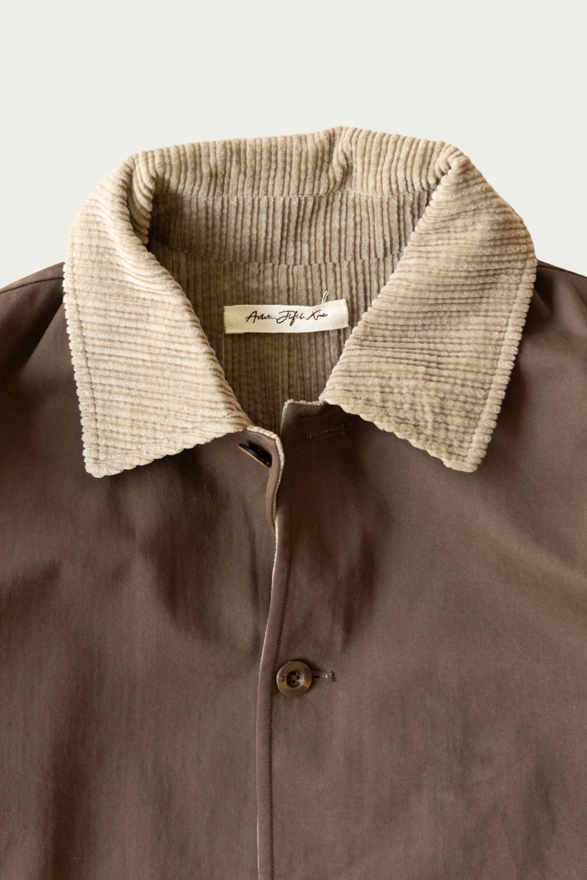 Aviva Jifei Xue - Long Mac Coat - Washed Brown - Canoe Club