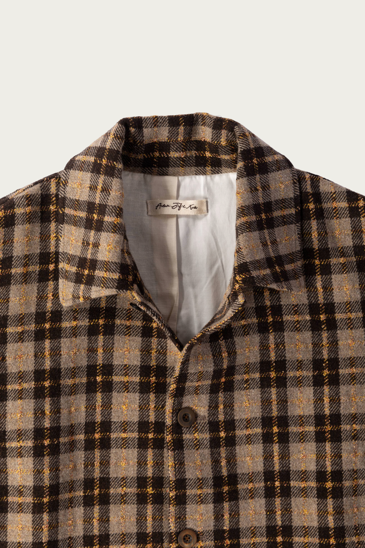 Aviva Jifei Xue - Short Mac Coat - Brown Citrus - Canoe Club