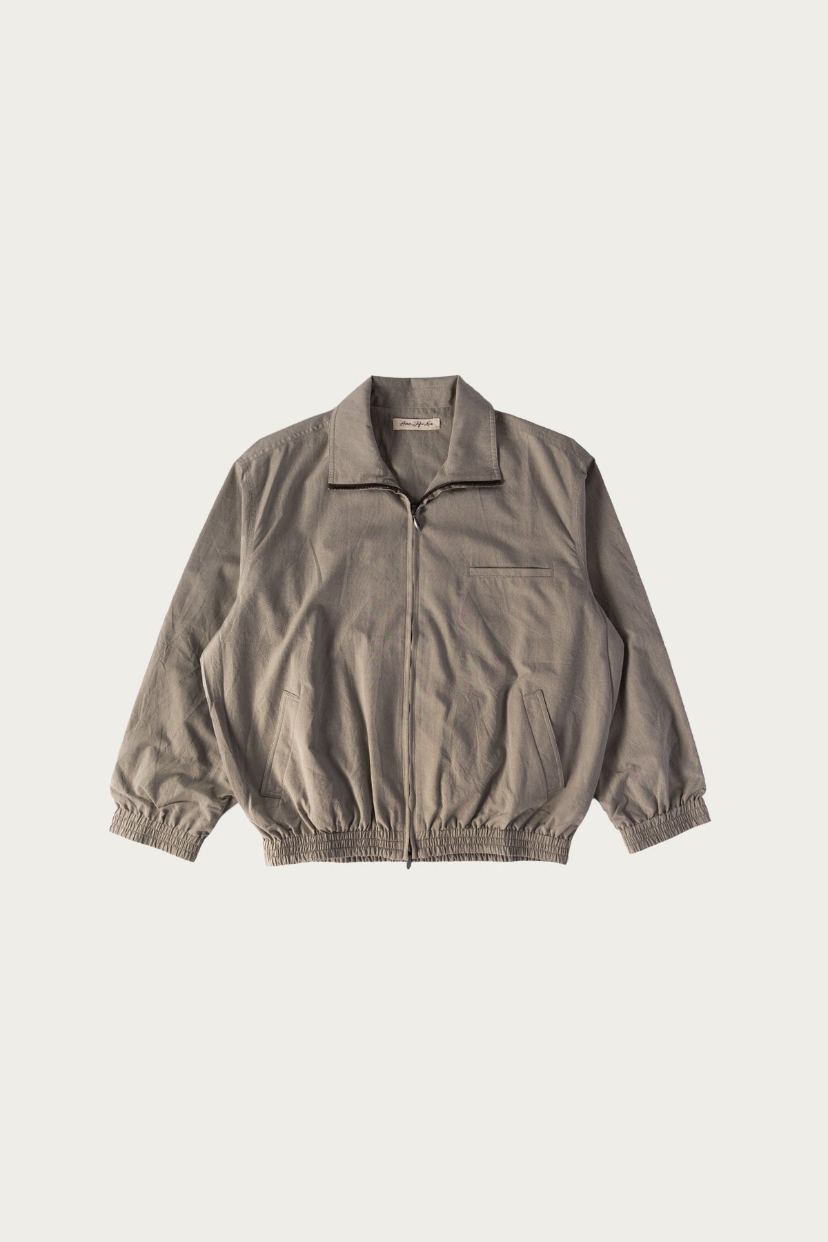 Aviva Jifei Xue - Track Blouson - Warm Grey - Canoe Club