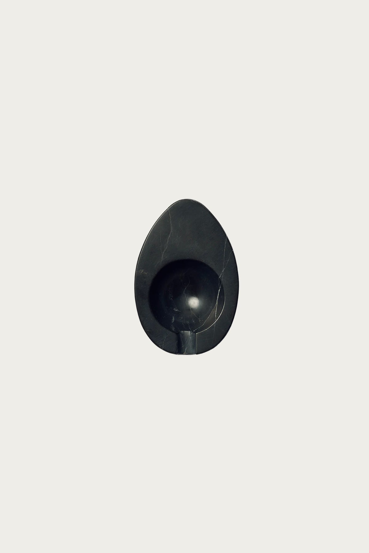 Binu Binu - Marble Sauna Egg Cup - Black Marquina - Canoe Club