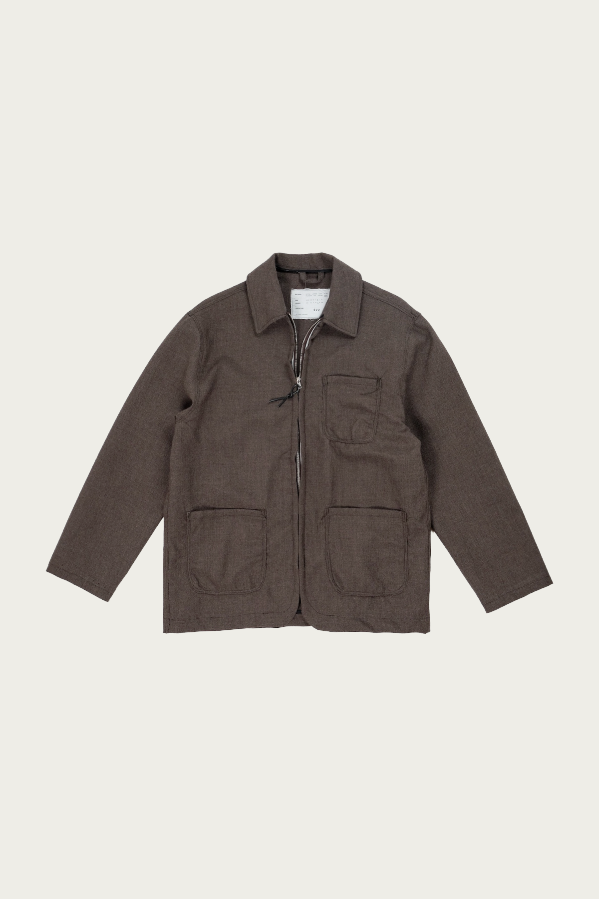 Camiel Fortgens - Chore Jacket Zip - Brown - Canoe Club