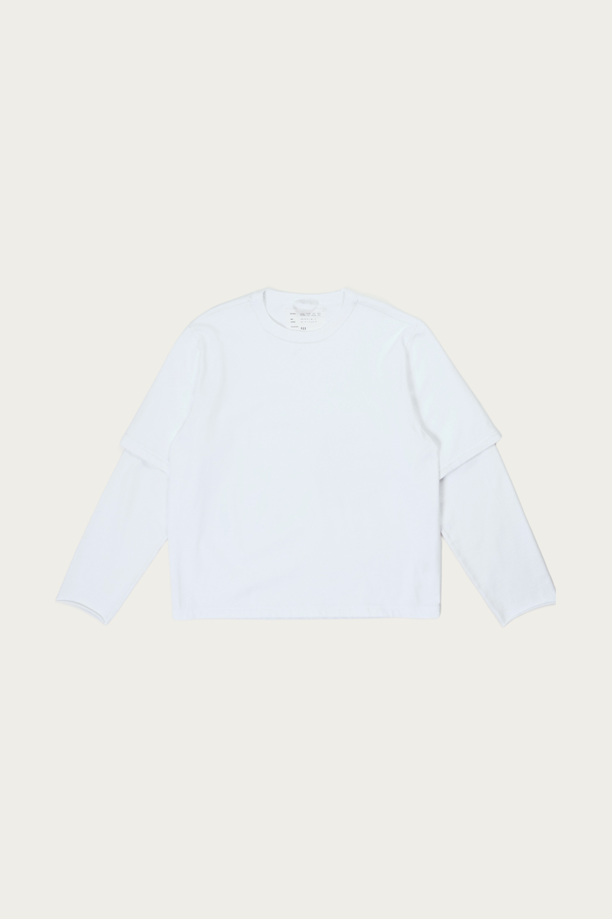 Camiel Fortgens - Double Sleeve Big Tee - Optical White - Canoe Club