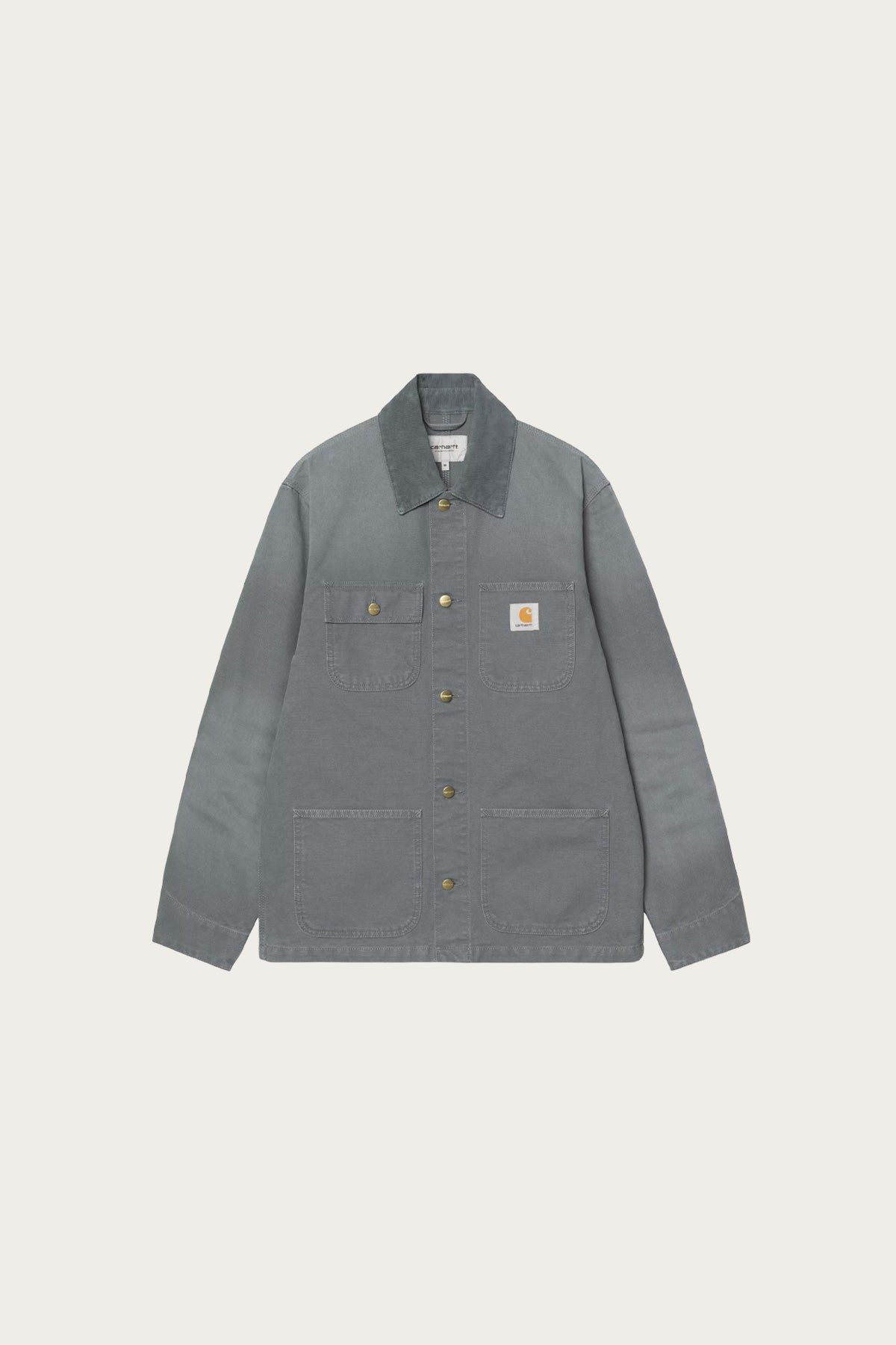 Carhartt Work In Progress - Michigan Coat - Cozy Blue Stone Canvas - Canoe Club