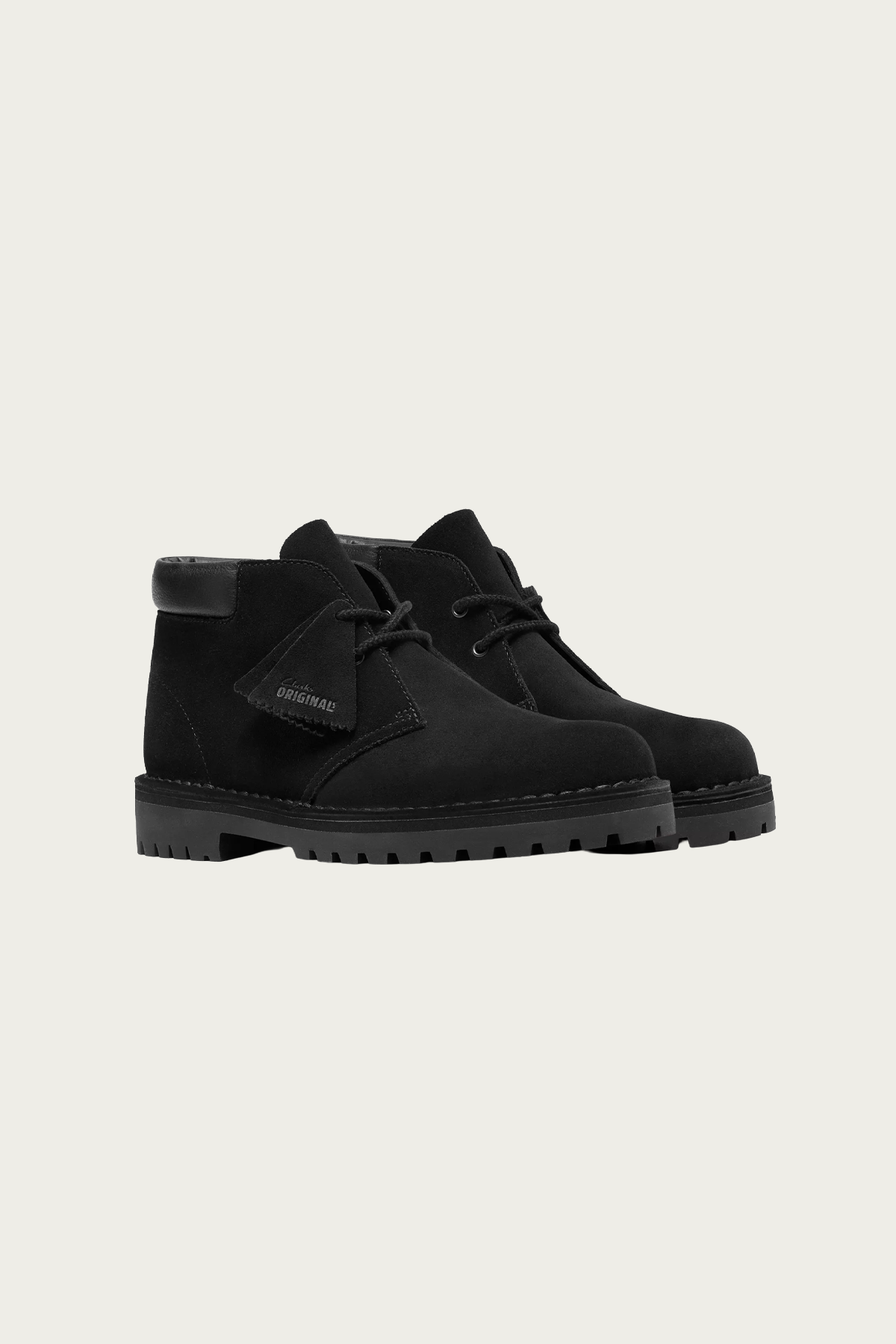 Clarks - Desert Rock 2456 - Black Suede - Canoe Club