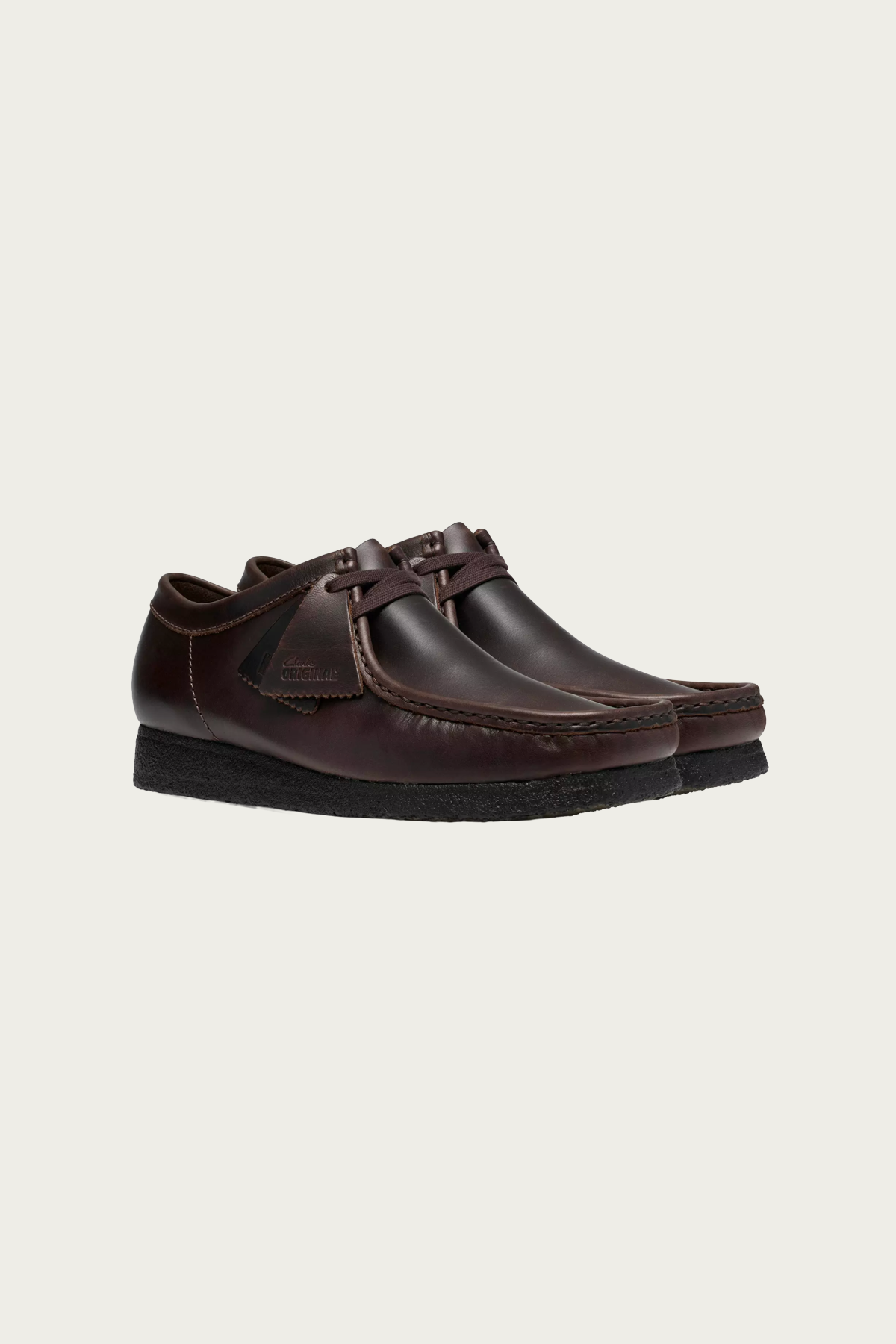 Clarks - Wallabee - Black/Brown Leather - Canoe Club