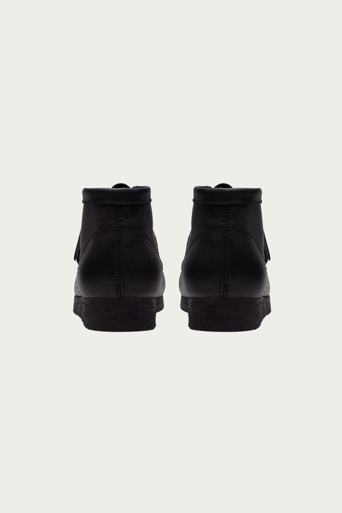 Clarks - Wallabee Boot - Black Leather - Canoe Club