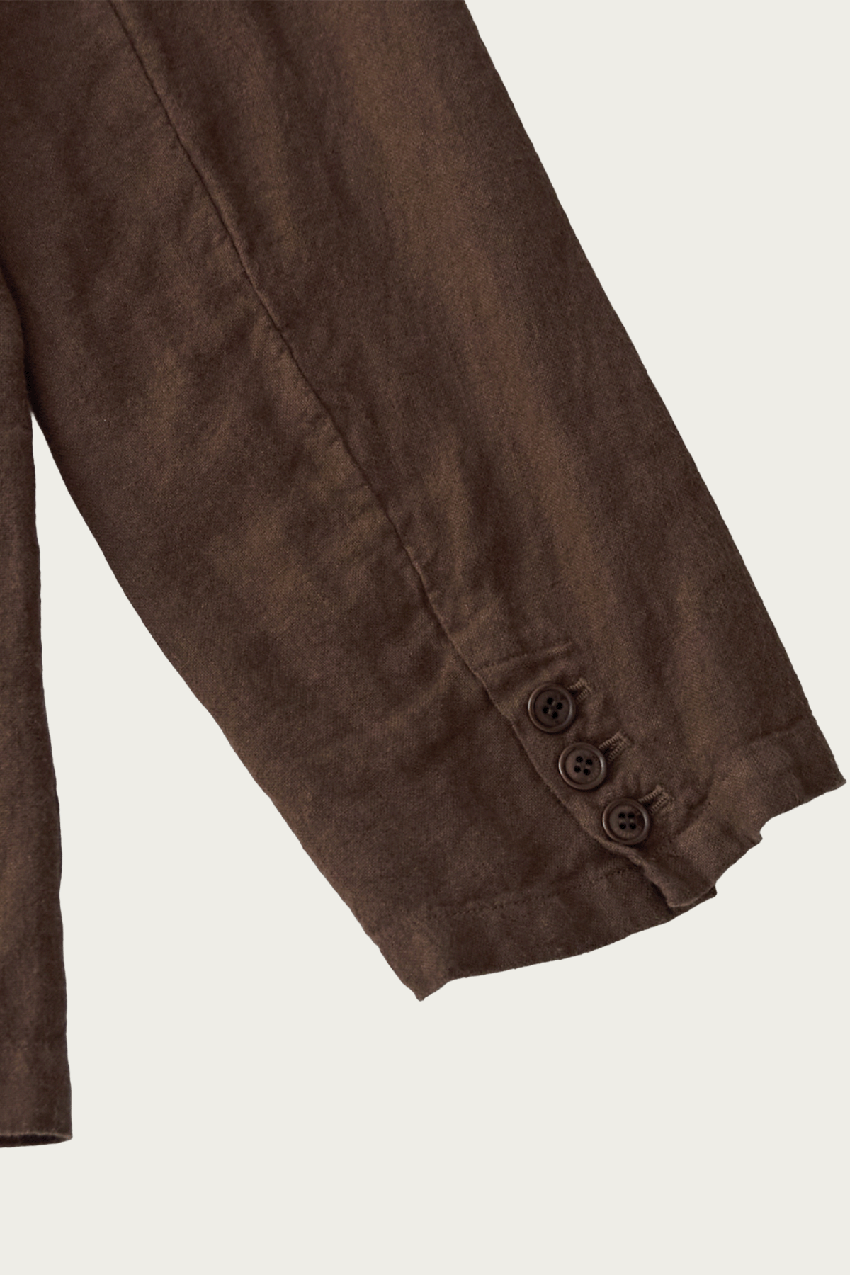 CONFECT - Brushed Linen Jacket - Brown - Canoe Club