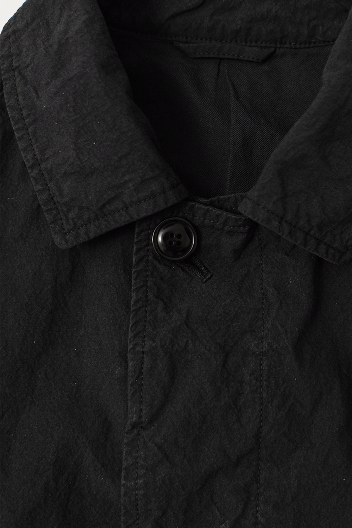 CONFECT - Supima Cotton Oxford Topcoat - Black - Canoe Club