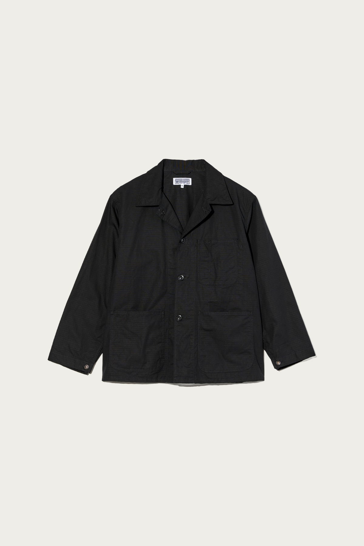 Engineered Garments Workaday - Utility Jacket - Black Cotton Ripstop - Canoe Club