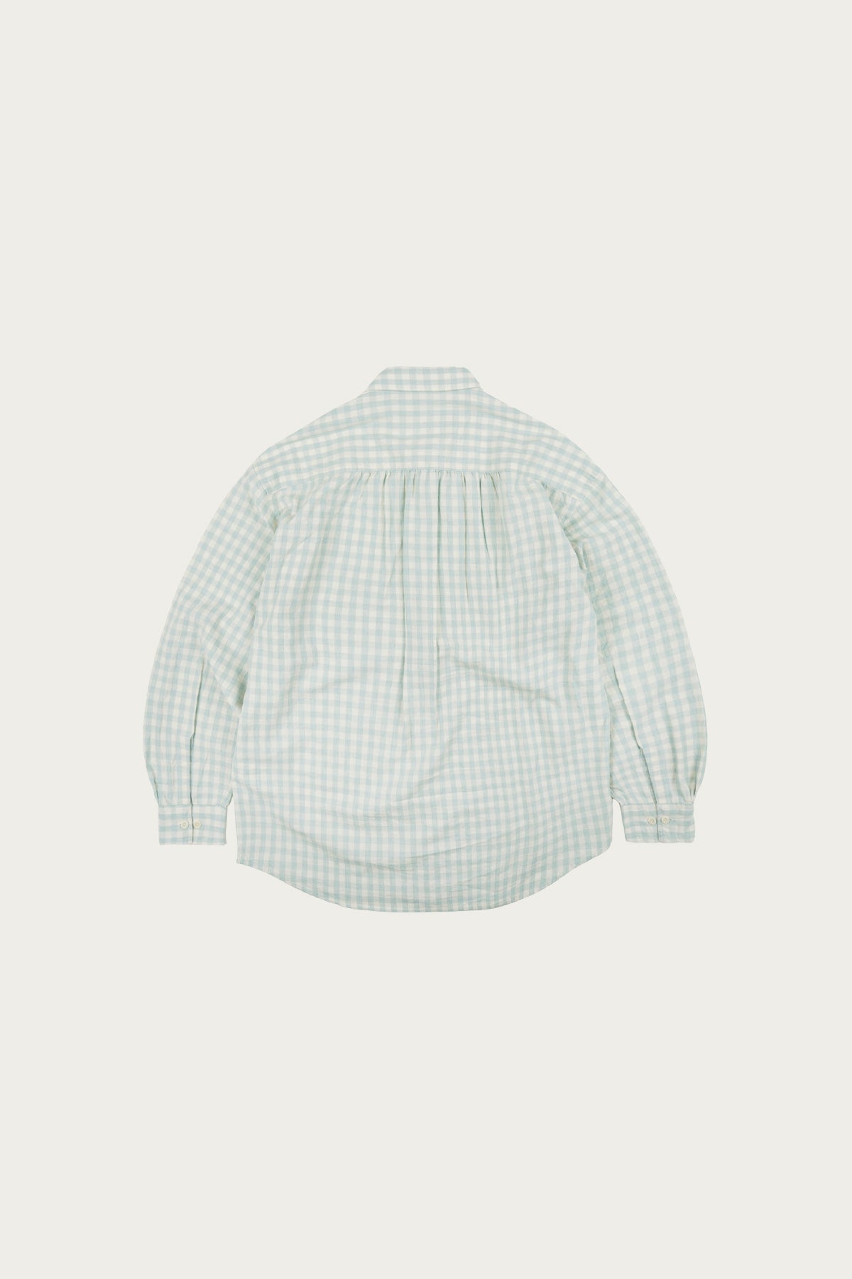 FrizmWORKS - Melange Check Work Shirt - Pale Green - Canoe Club