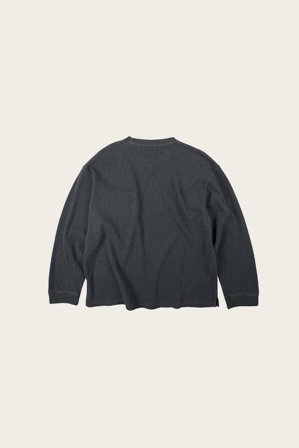 FrizmWORKS - Pigment Dyeing Waffle Pocket Tee - Charcoal - Canoe Club