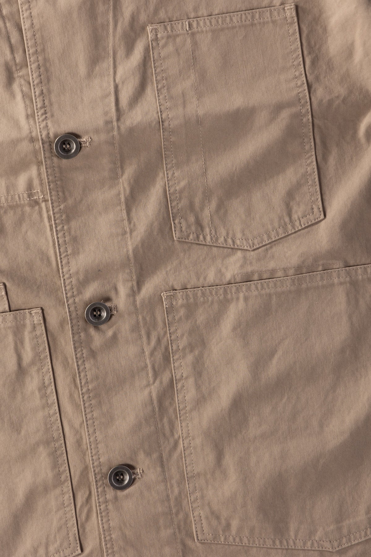 FrizmWORKS - Relaxed Coverall Jacket - Beige - Canoe Club