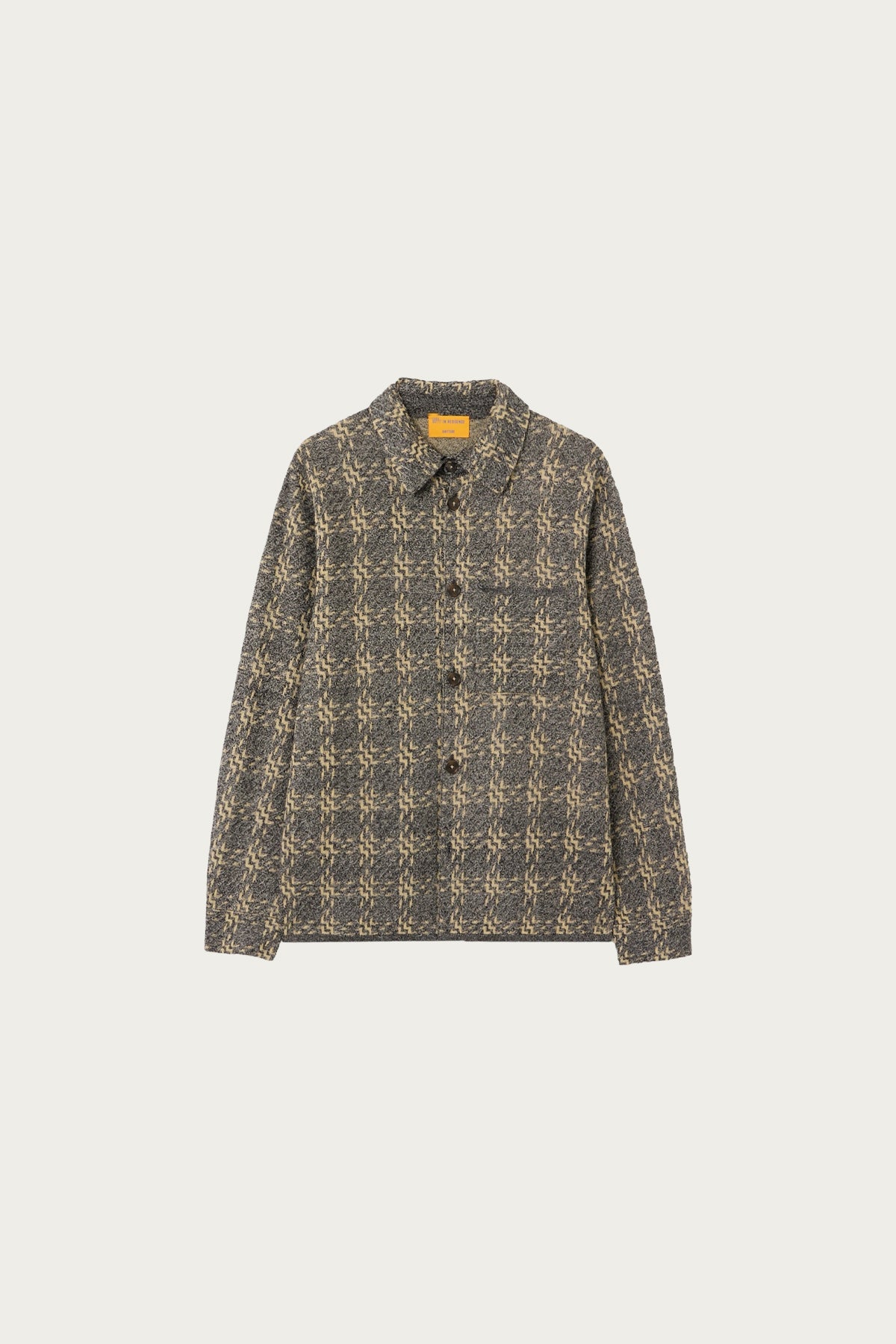 Guest In Residence - Linen Blend Plaid Work Shirt - Black Combo - Canoe Club