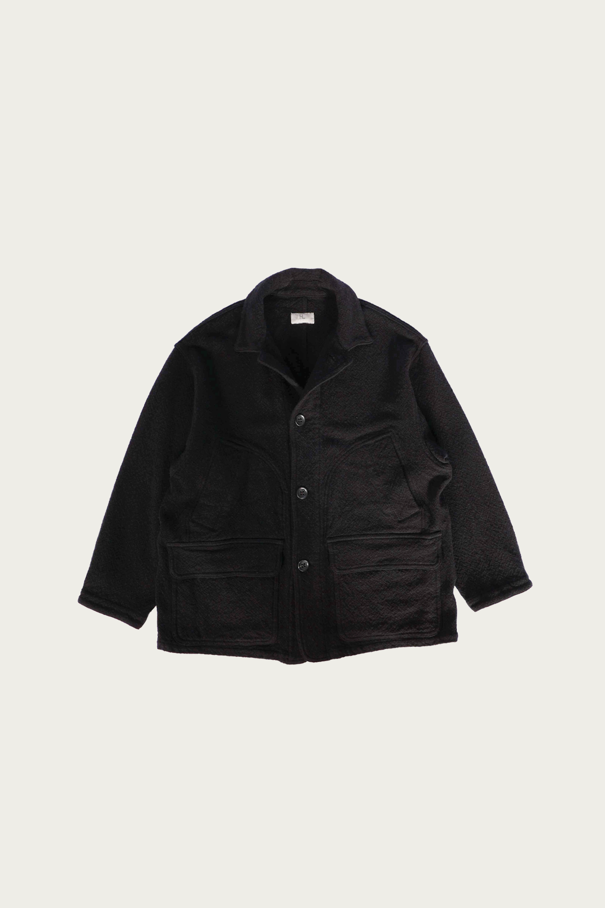 Herill - Rigidwool American Classic Fieldcoat - Black - Canoe Club