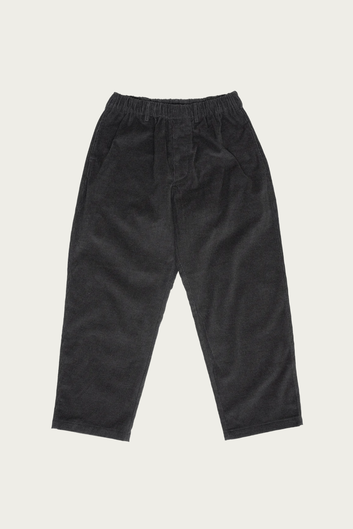 James Coward - Carry On Pant - Charcoal Yarn Dyed Cotton Corduroy - Canoe Club