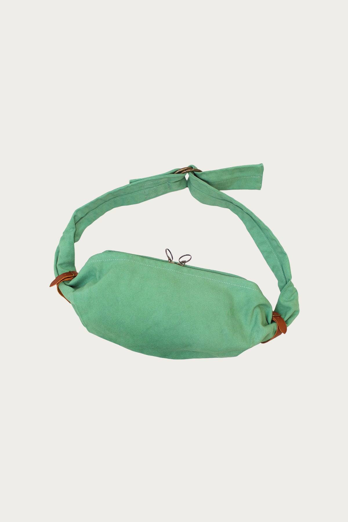 Kapital - #6 Canvas MORE-Little SNUFKIN Bag - Turquoise - Canoe Club