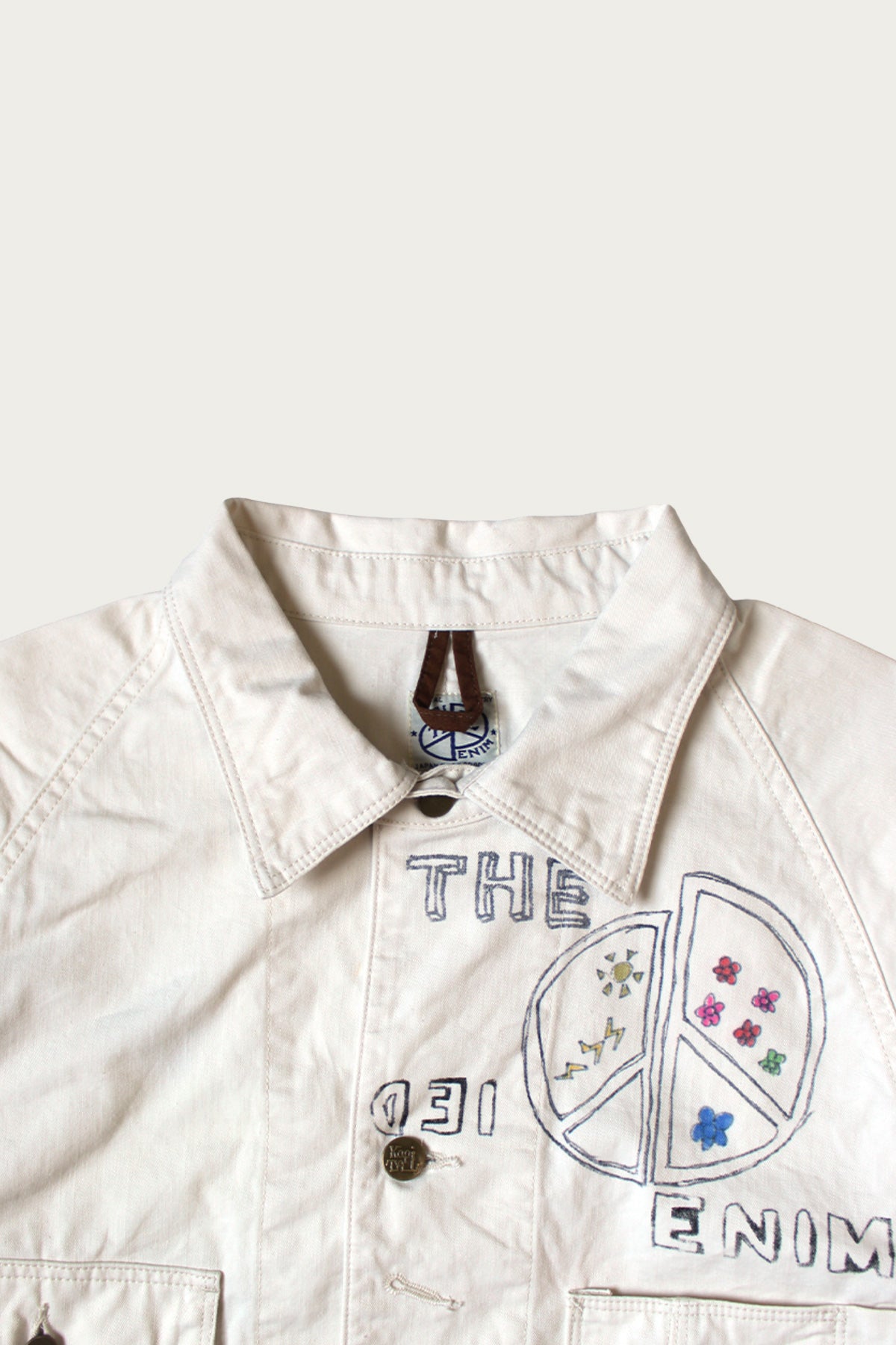 Kapital - Rough-Face Twill CACTUS BEER JKT (Memorial Paint Model) - Natural - Canoe Club