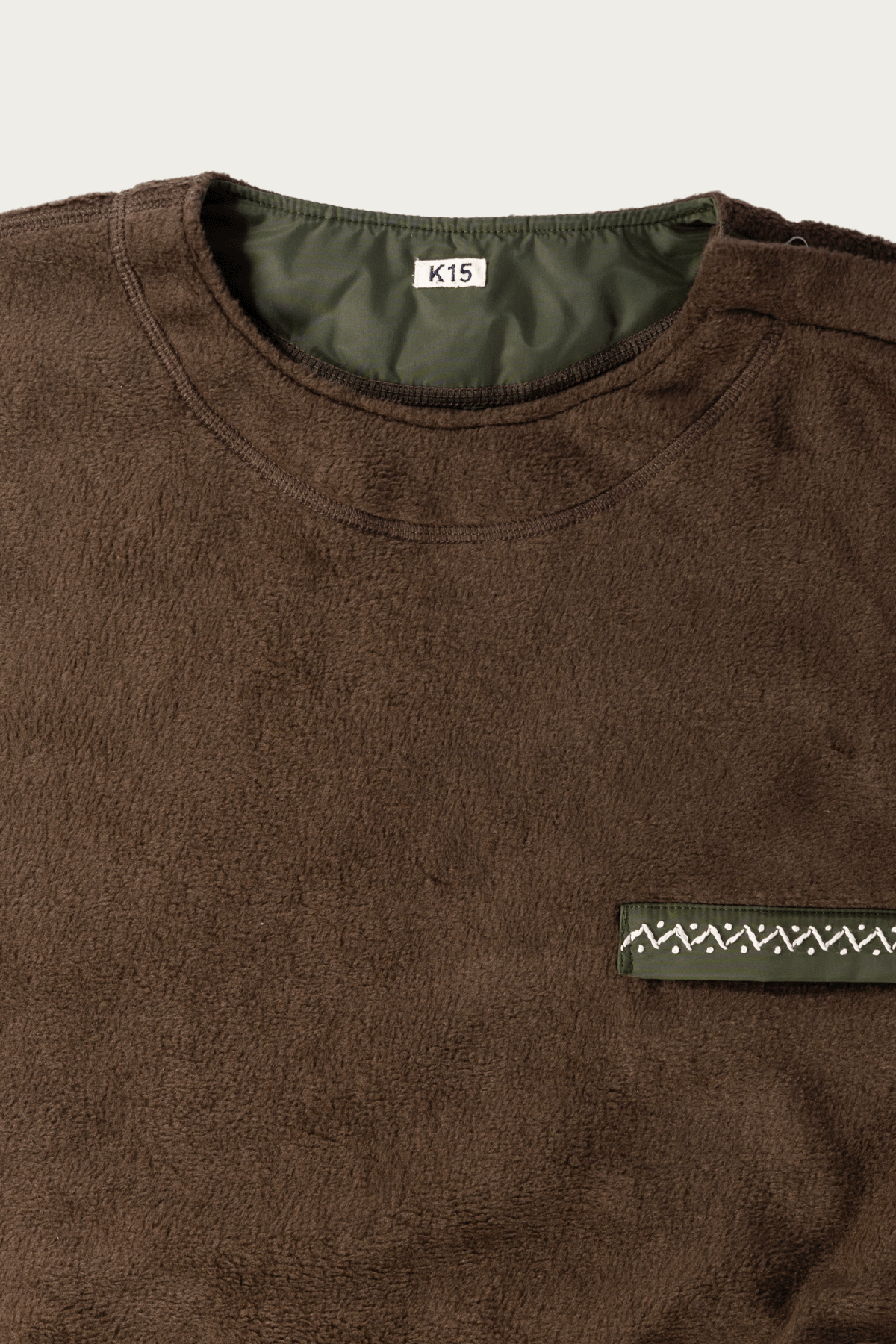 Khoki - Quilt Fleece Pullover - Khaki - Canoe Club
