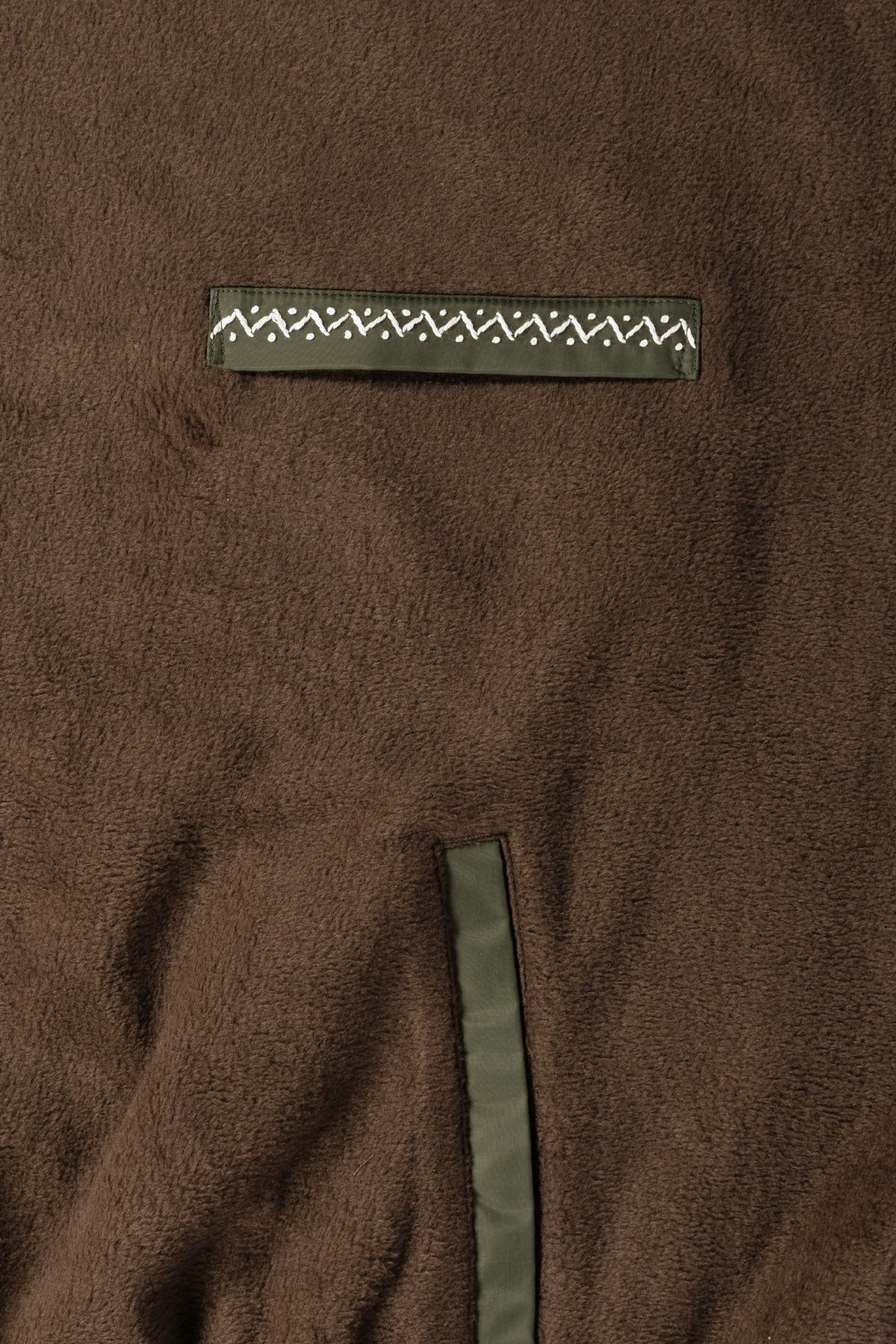 Khoki - Quilt Fleece Pullover - Khaki - Canoe Club