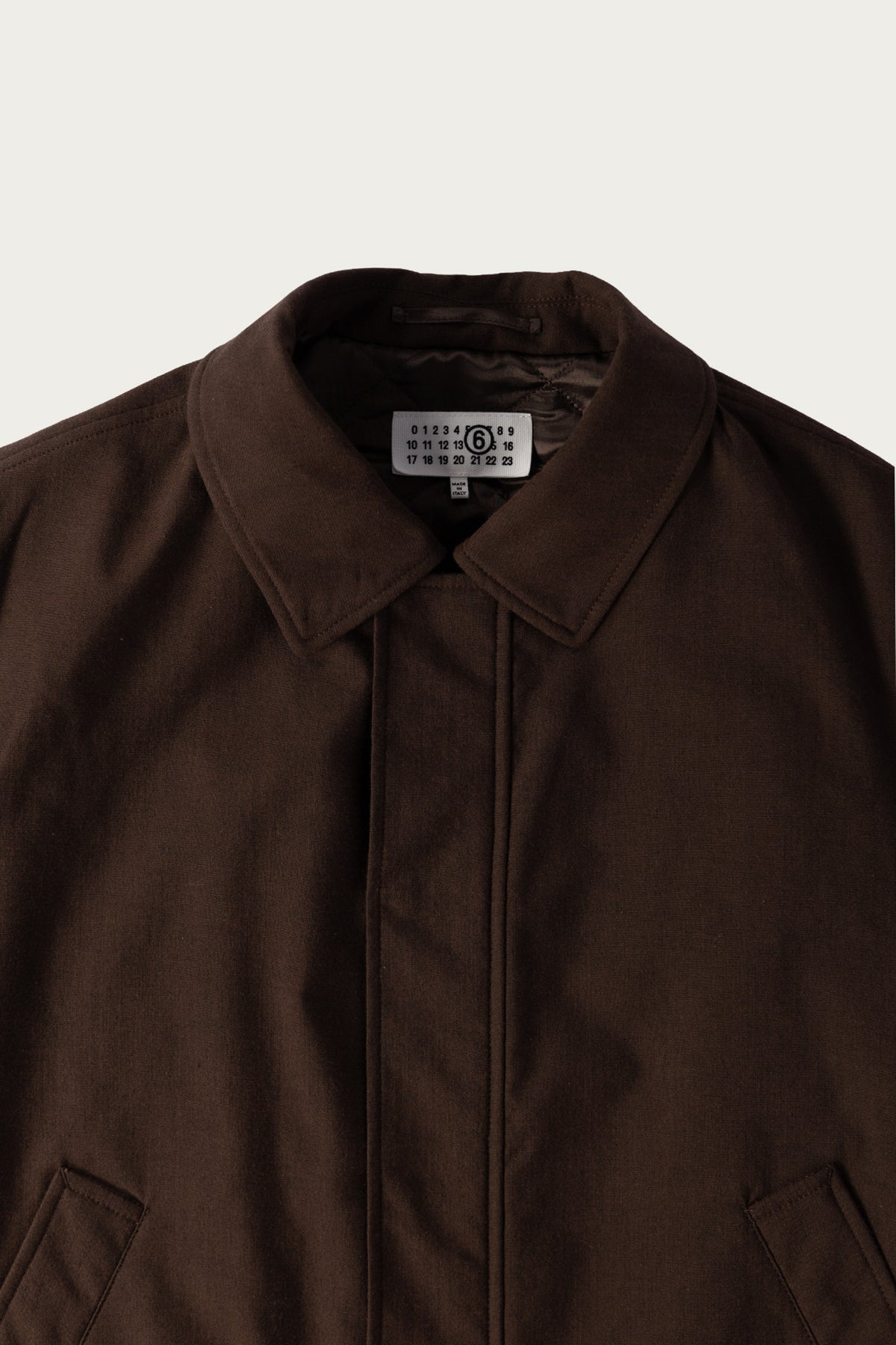 MM6 Maison Margiela - Two-Way Zip Blouson - Chocolate Brown - Canoe Club