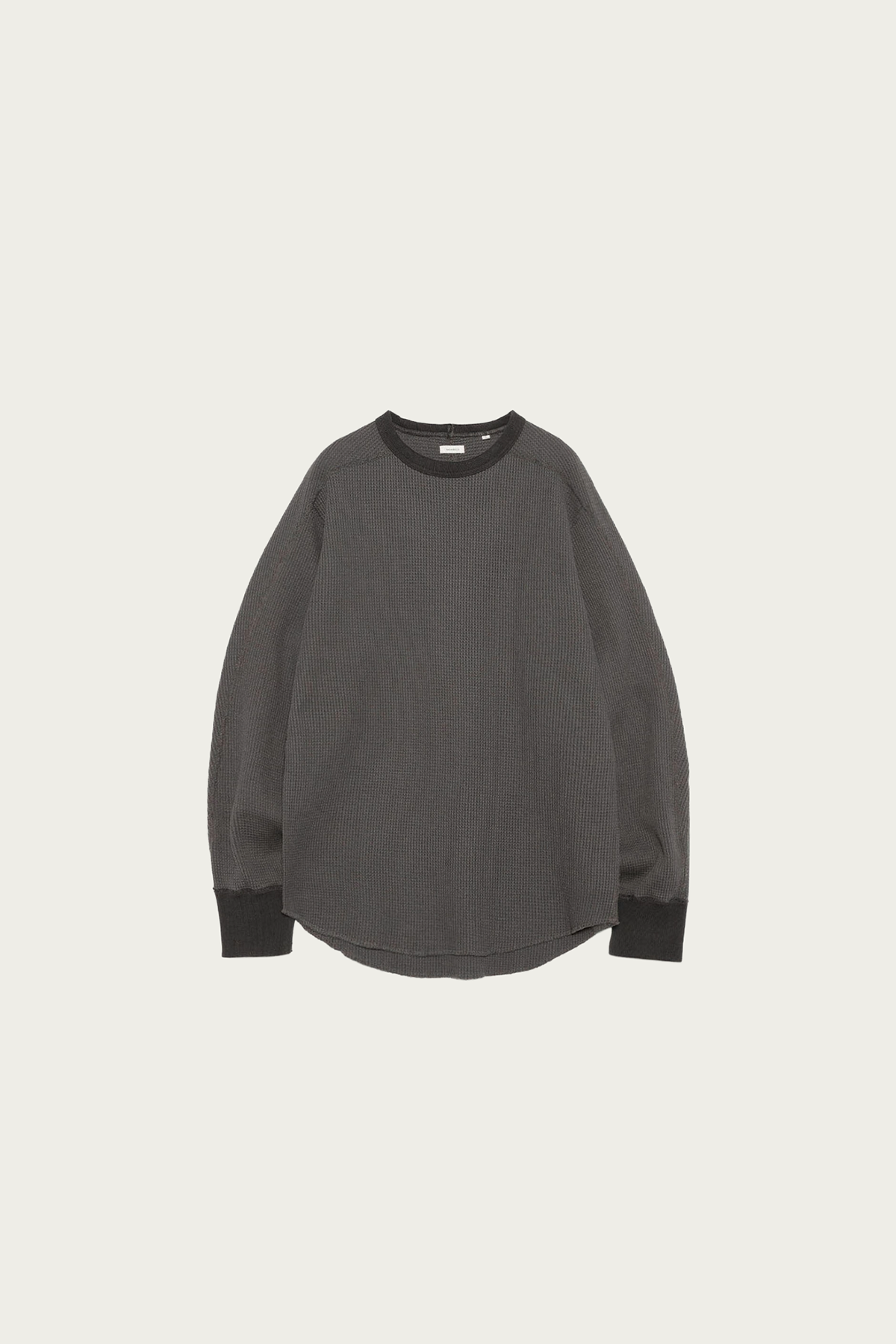 nanamica - Crew Neck Thermal Sweat - Charcoal - Canoe Club