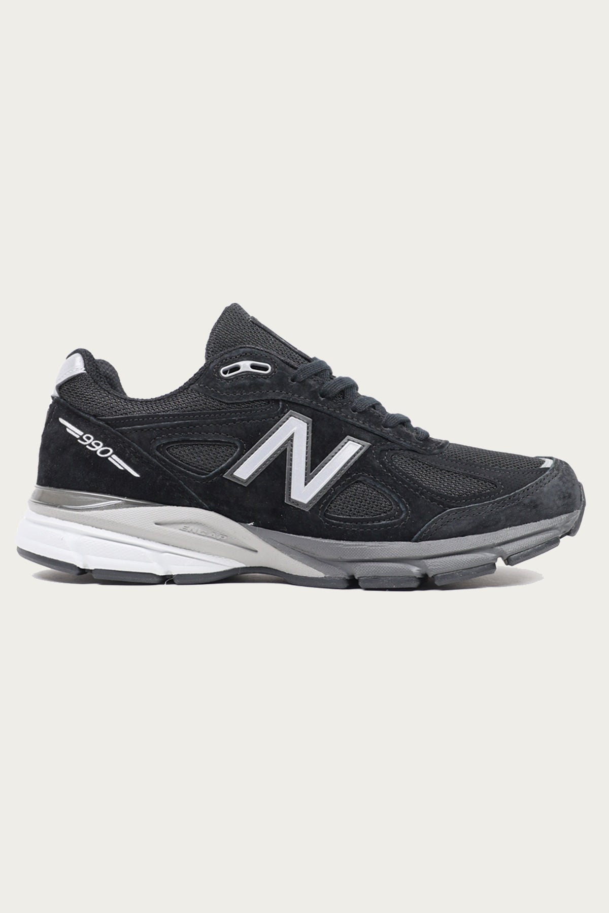 New Balance - 990v4 - Black/Silver - Canoe Club