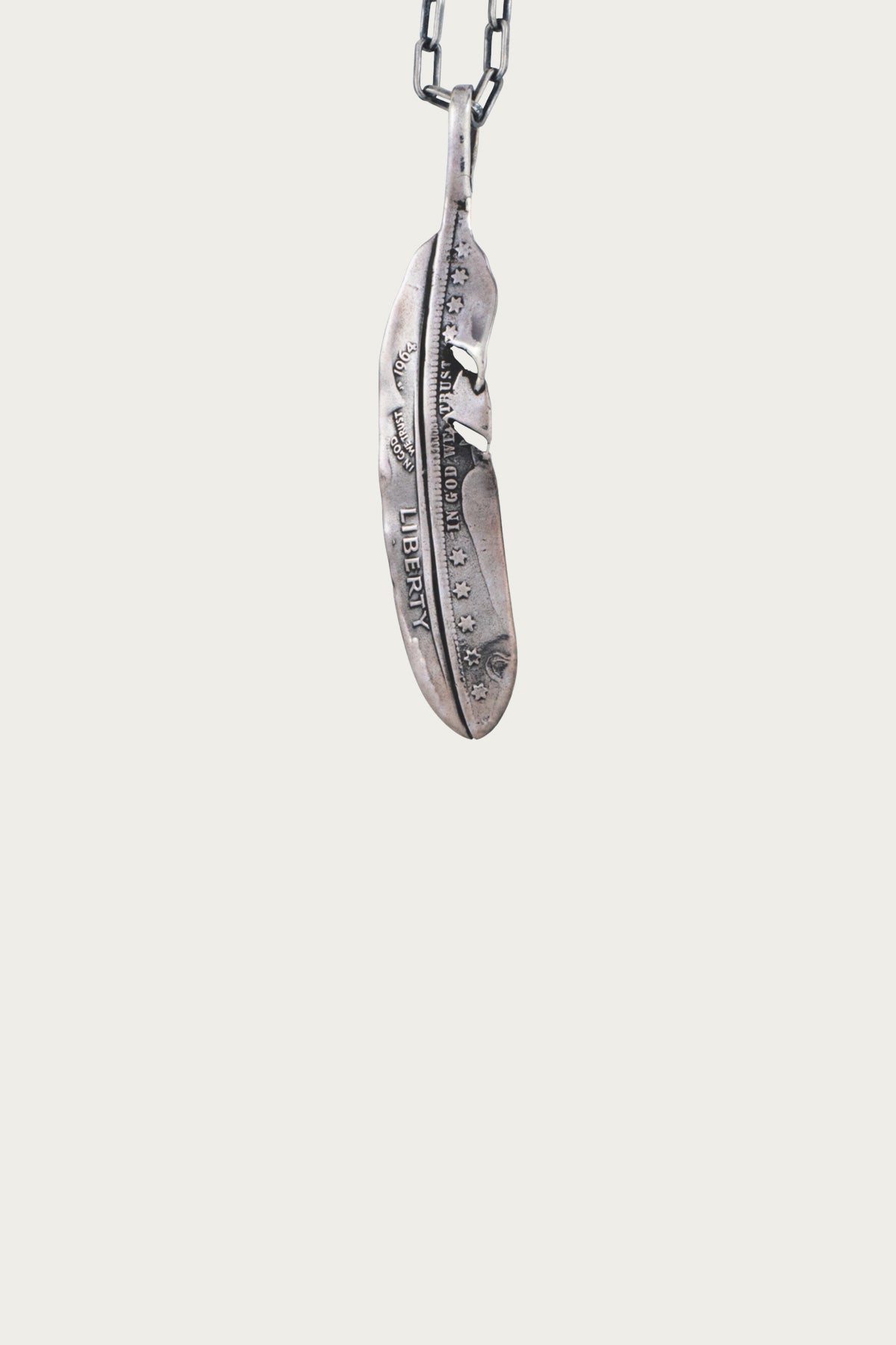 North Works - 25¢ Liberty Feather Pendant - Canoe Club