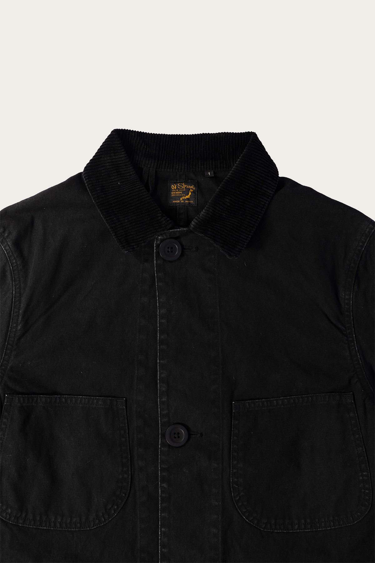 orSlow - 1930s Inspired Canvas Hunting Jacket - Black - Canoe Club