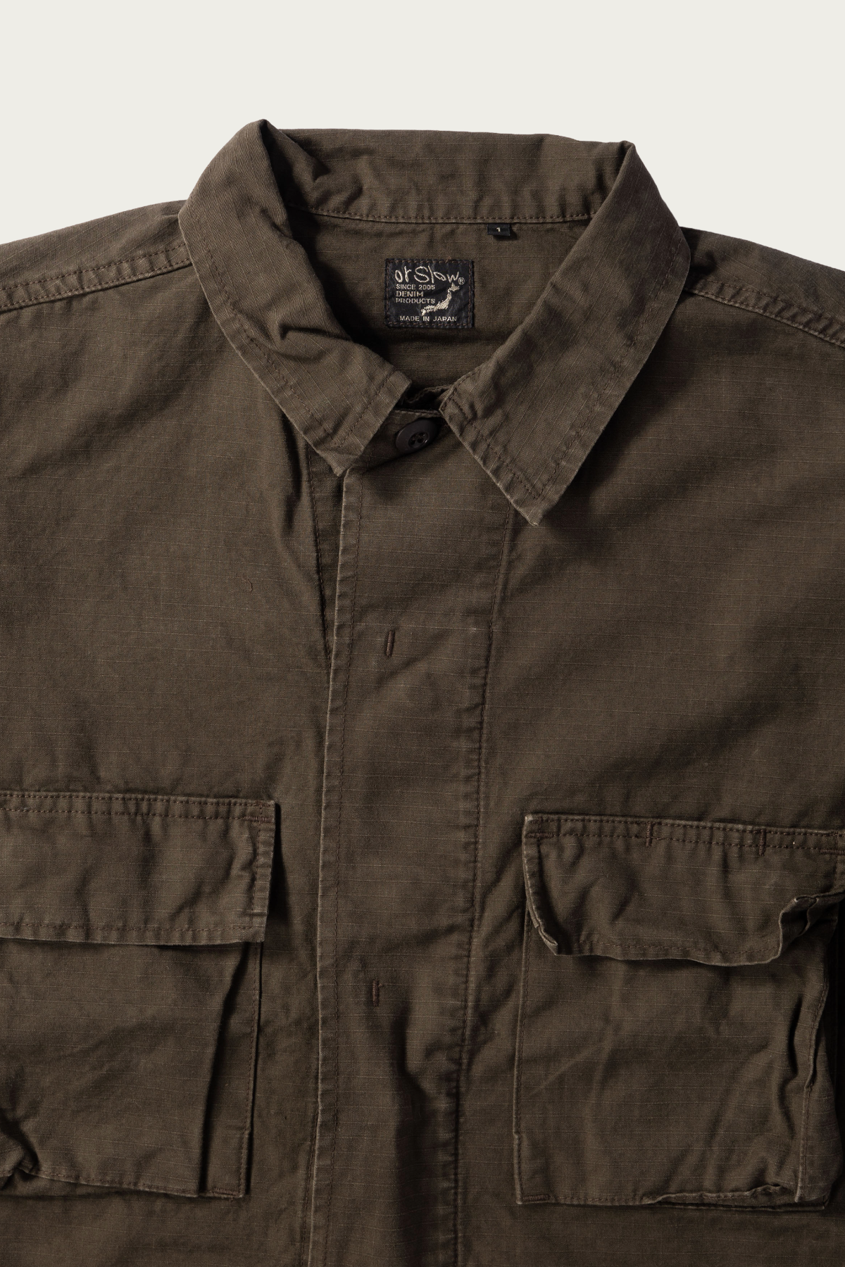 orSlow - B.D.U Jacket - Stone Washed Brown - Coffee Brown - Canoe Club