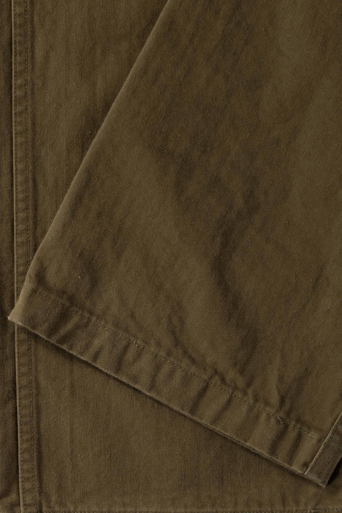 orSlow - Herringbone Vintage Fit Fatigue Pant - Army Green - Canoe Club