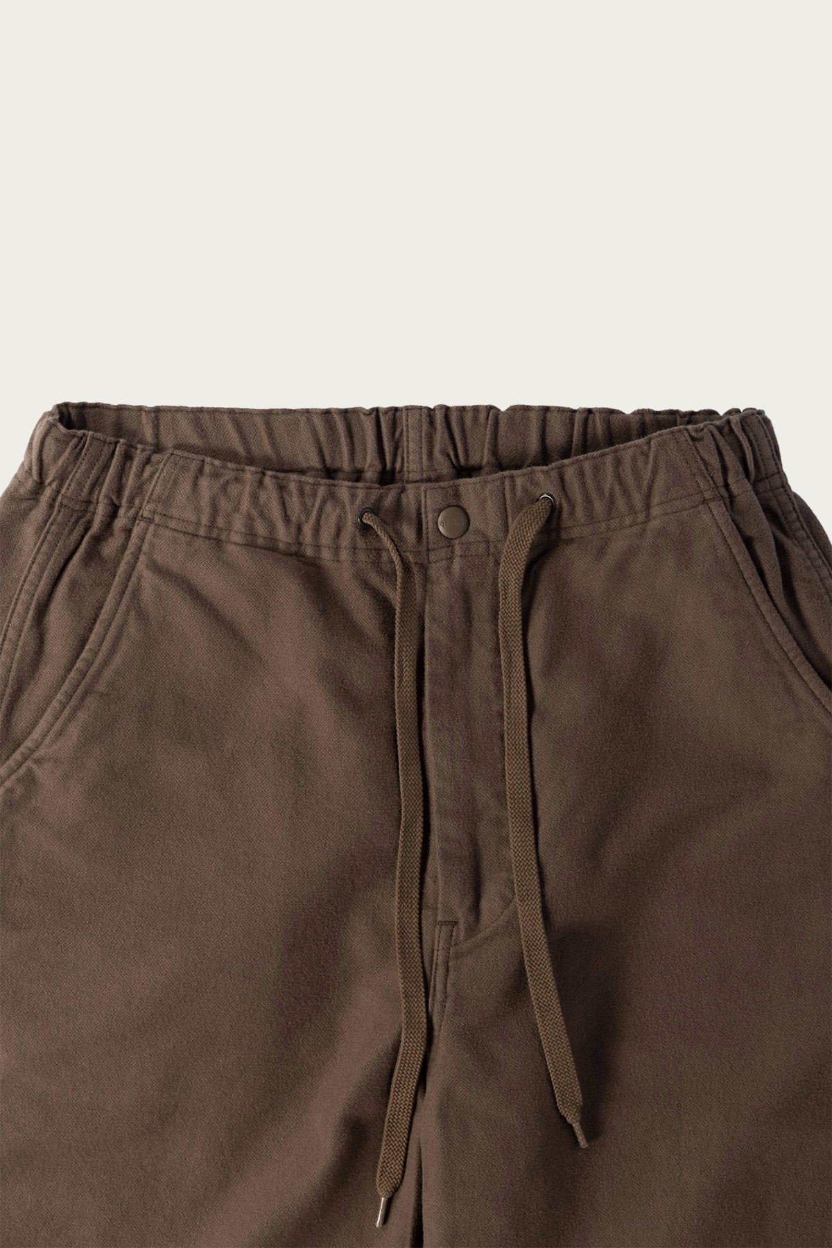 orSlow - New Yorker Brushed Wide Trousers - Moss Gray - Canoe Club