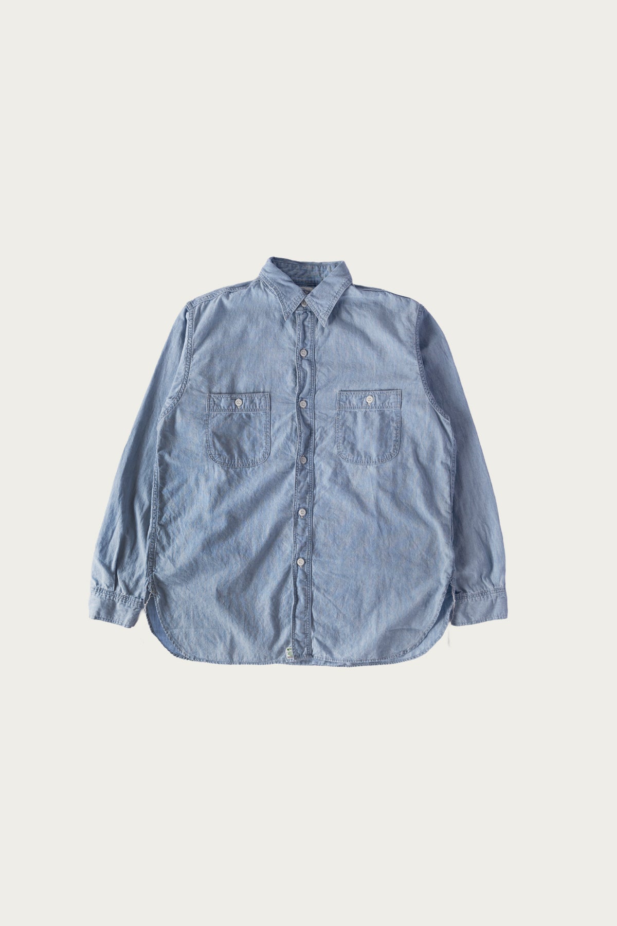 orSlow - Relax Fit Chambray Work Shirt - Chambray Bleached - Canoe Club
