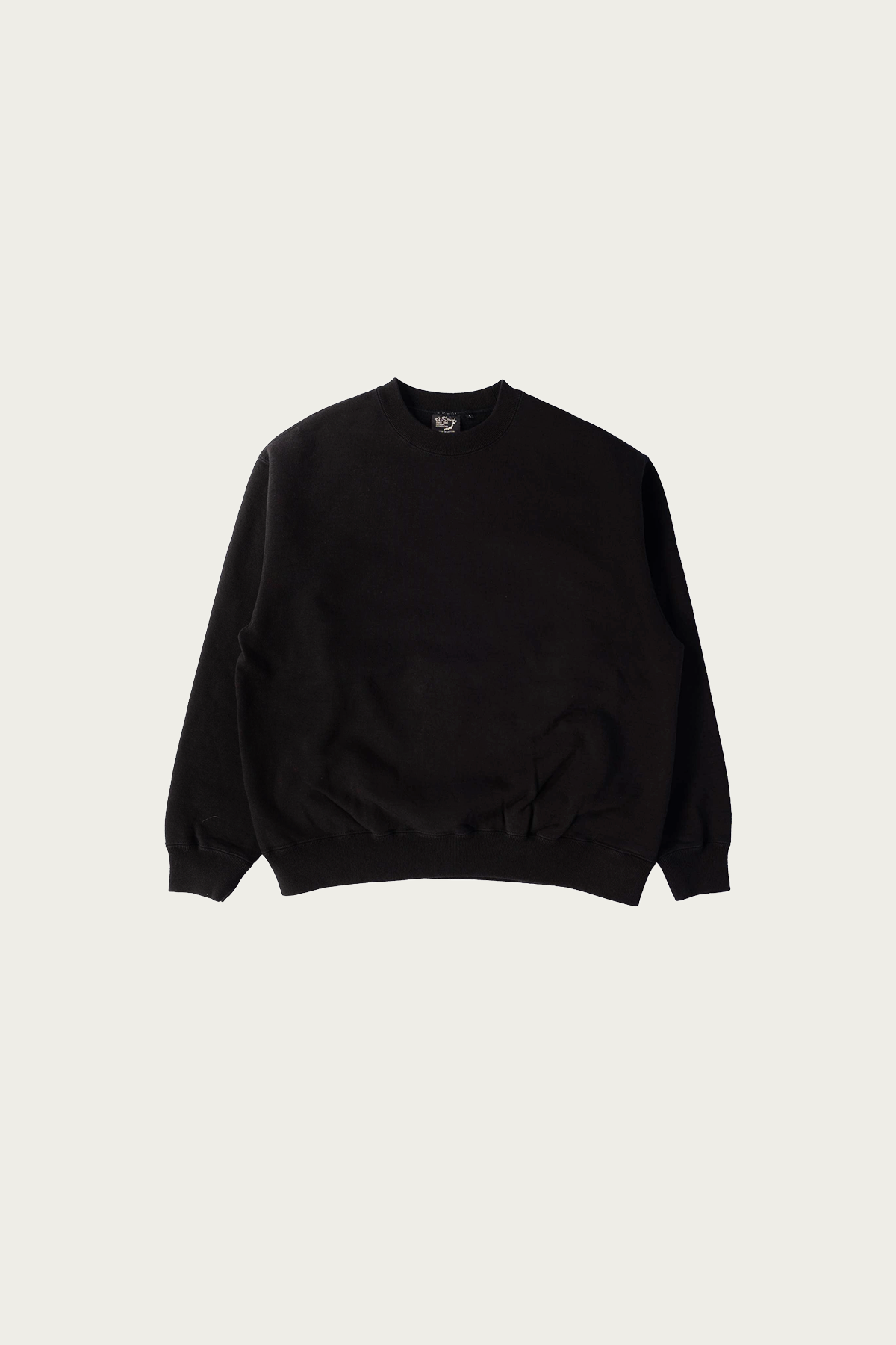 orSlow - Relaxed Fit Dense-Knit Sweatshirt - Black - Canoe Club