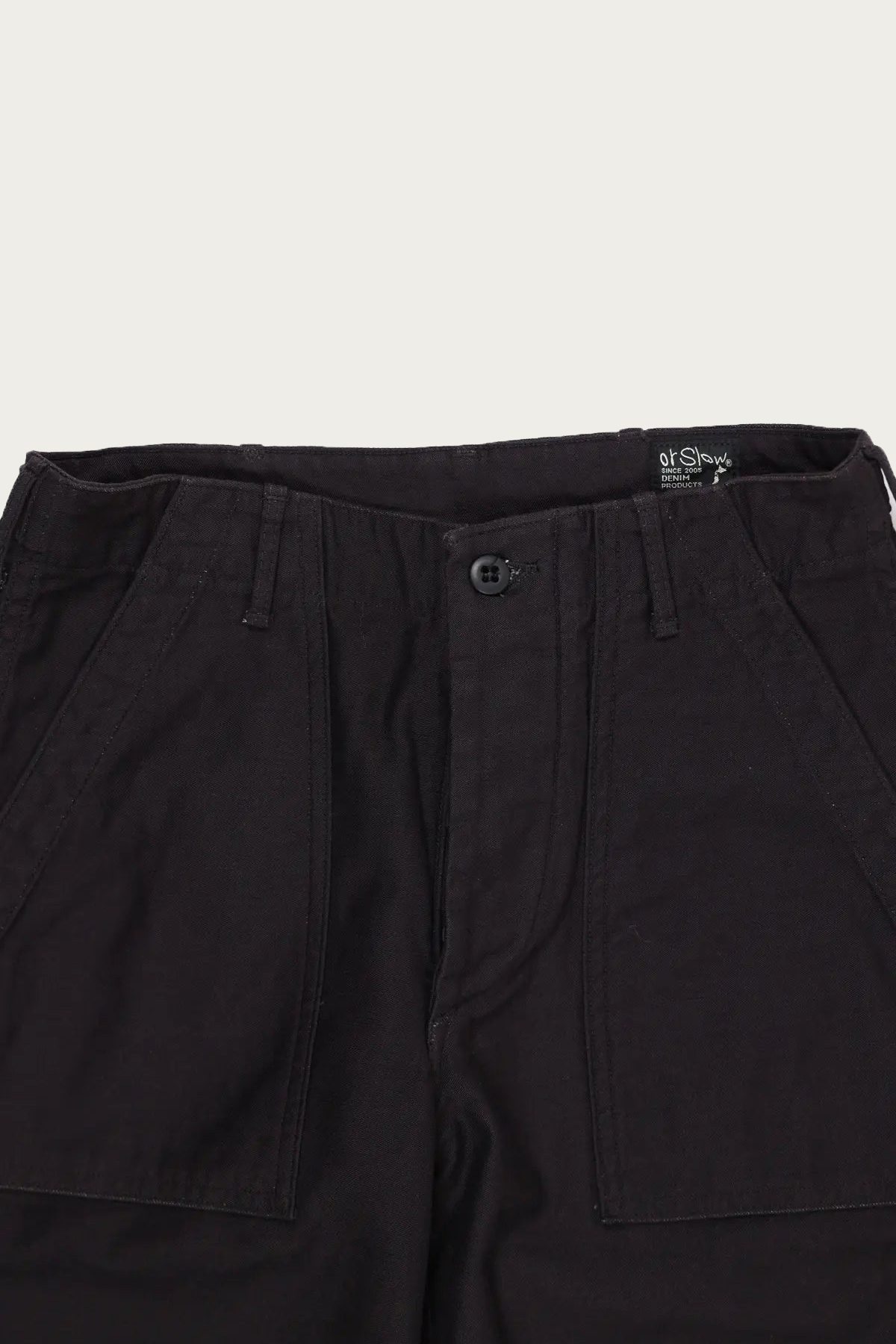 orSlow - U.S. Army Fatigue Pants (Regular Fit) - Black - Canoe Club