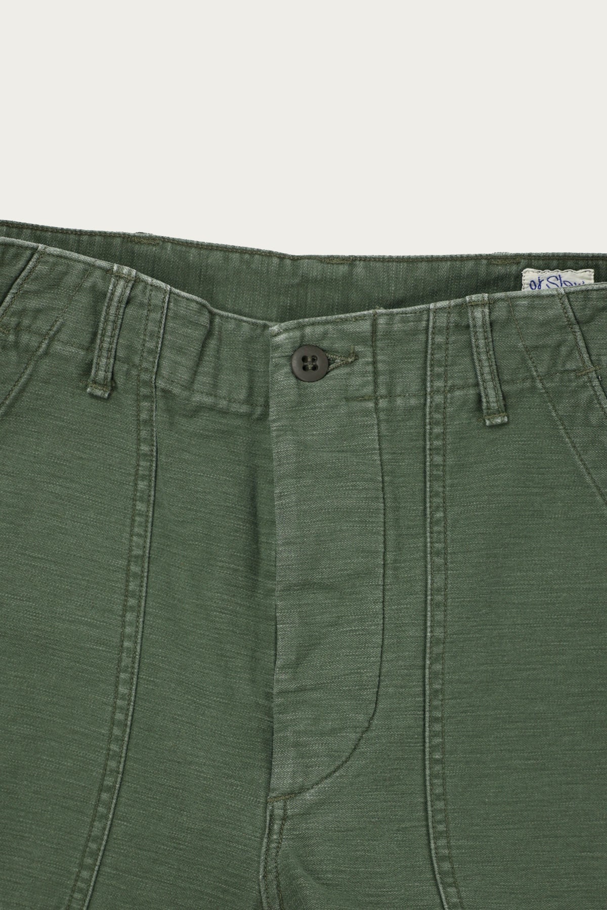 orSlow - U.S. Army Fatigue Pants Used Wash (Regular Fit) - Green Used - Canoe Club