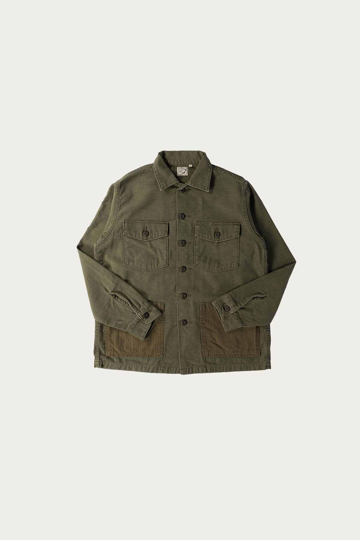 orSlow - Vintage Washed 4 Pockets U.S. Army Shirt - Dark Olive - Canoe Club