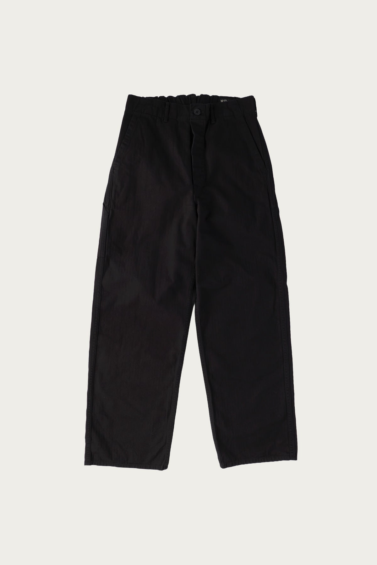 orSlow - Wide Fit French Work Pants - Black - Canoe Club