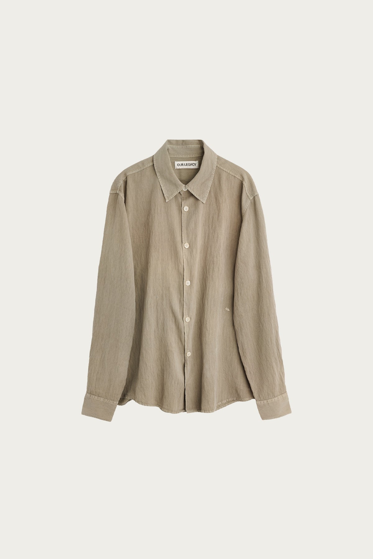 Our Legacy - Beyond Shirt - Sage Haze Ceremony Viscose - Canoe Club