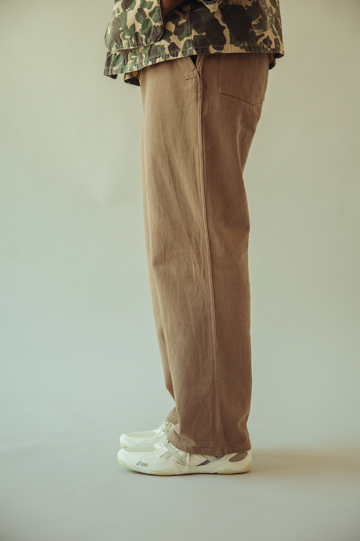Phigvel - Drill Cloth Utility Trousers - Stone Khaki - Canoe Club