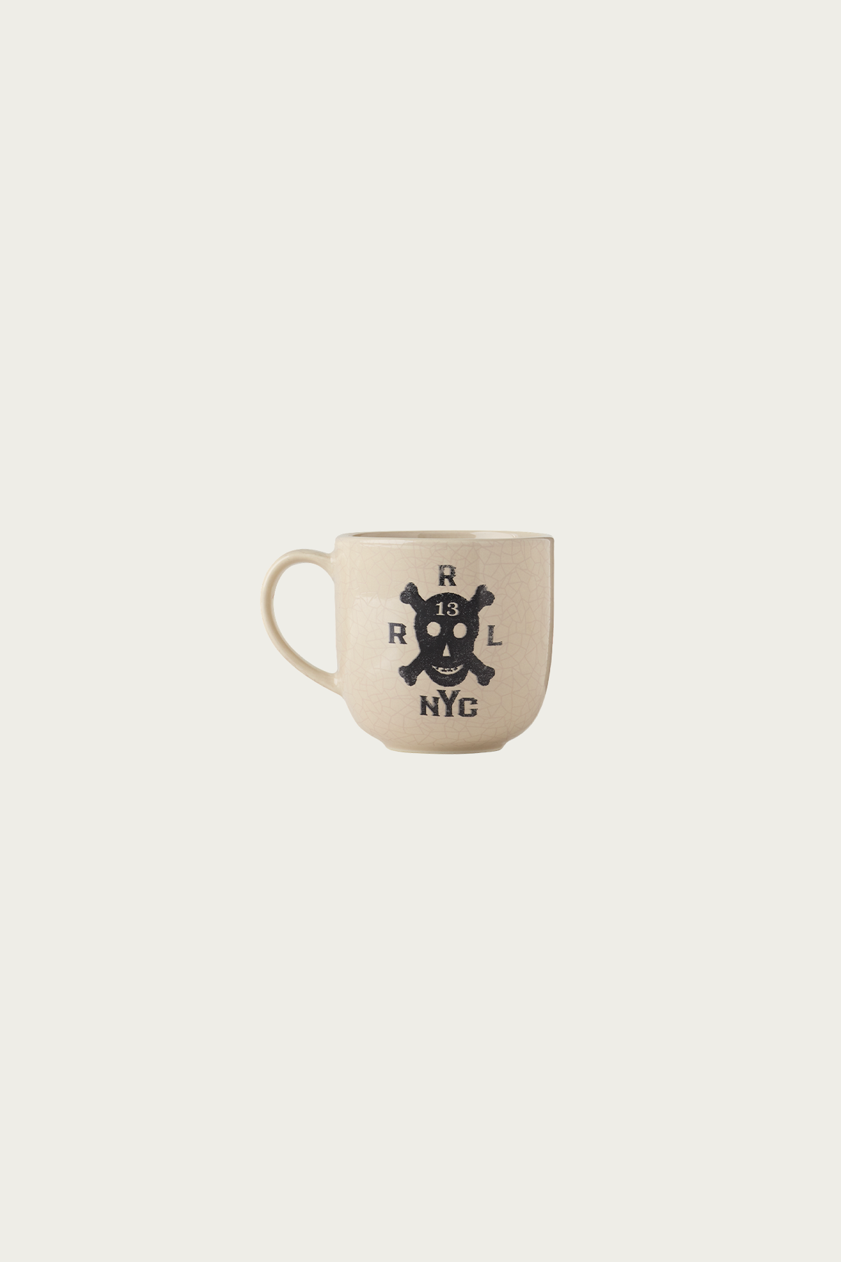 RRL - Stoneware Souvenir Mug - Cream/Black - Canoe Club