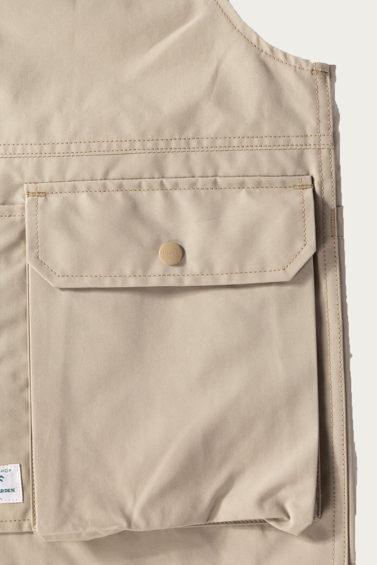 Sassafras - Cultivator Vest - Beige - Canoe Club