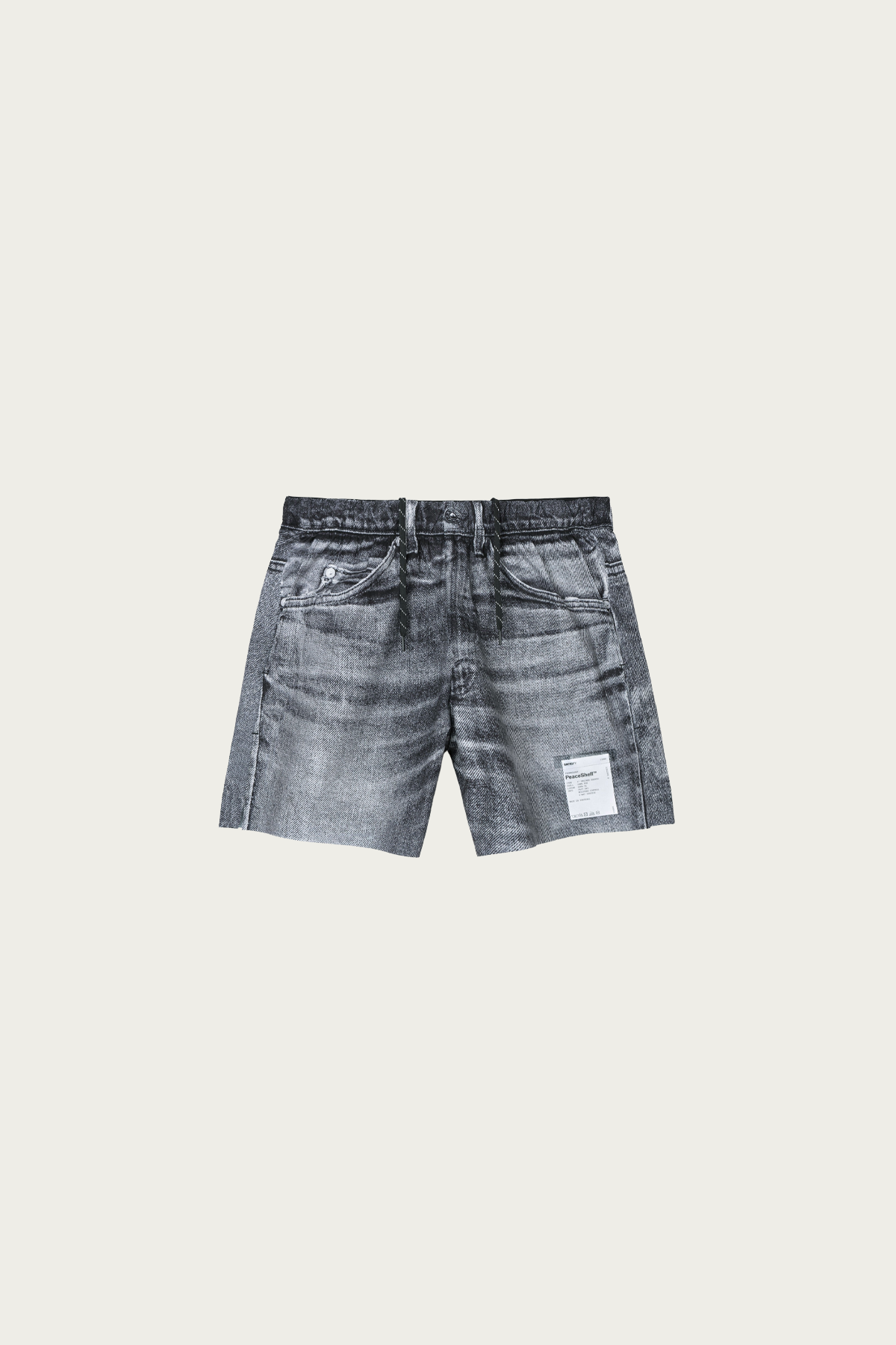 Satisfy Running - PeaceShell 5 Unlined Shorts - Black Denim - Canoe Club