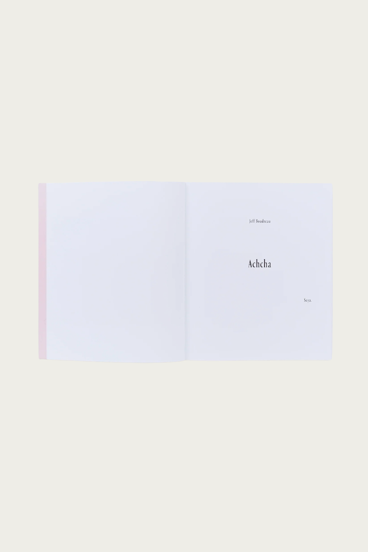 Seya - Achcha Photo Book - Green - Canoe Club