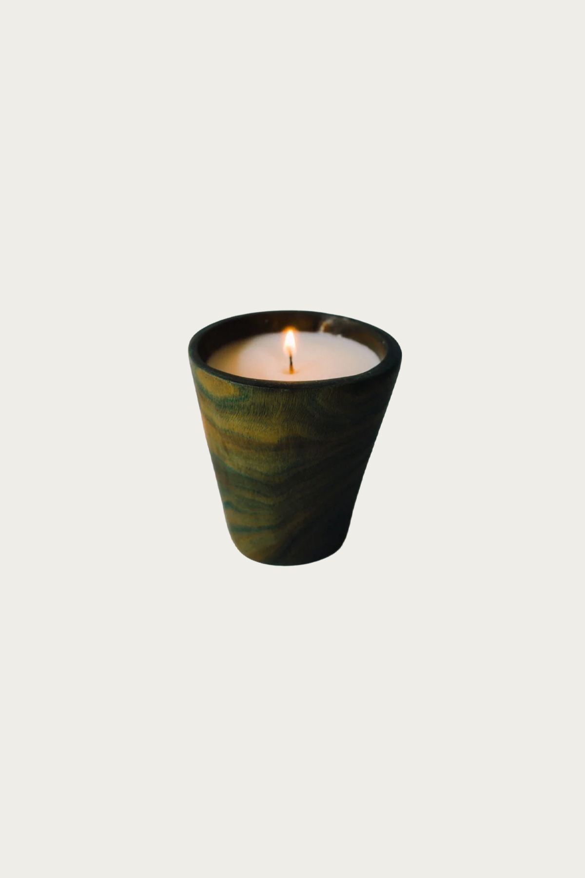 Seya - Palo Santo Hand Made Candle - M - Off White X Brown - Canoe Club