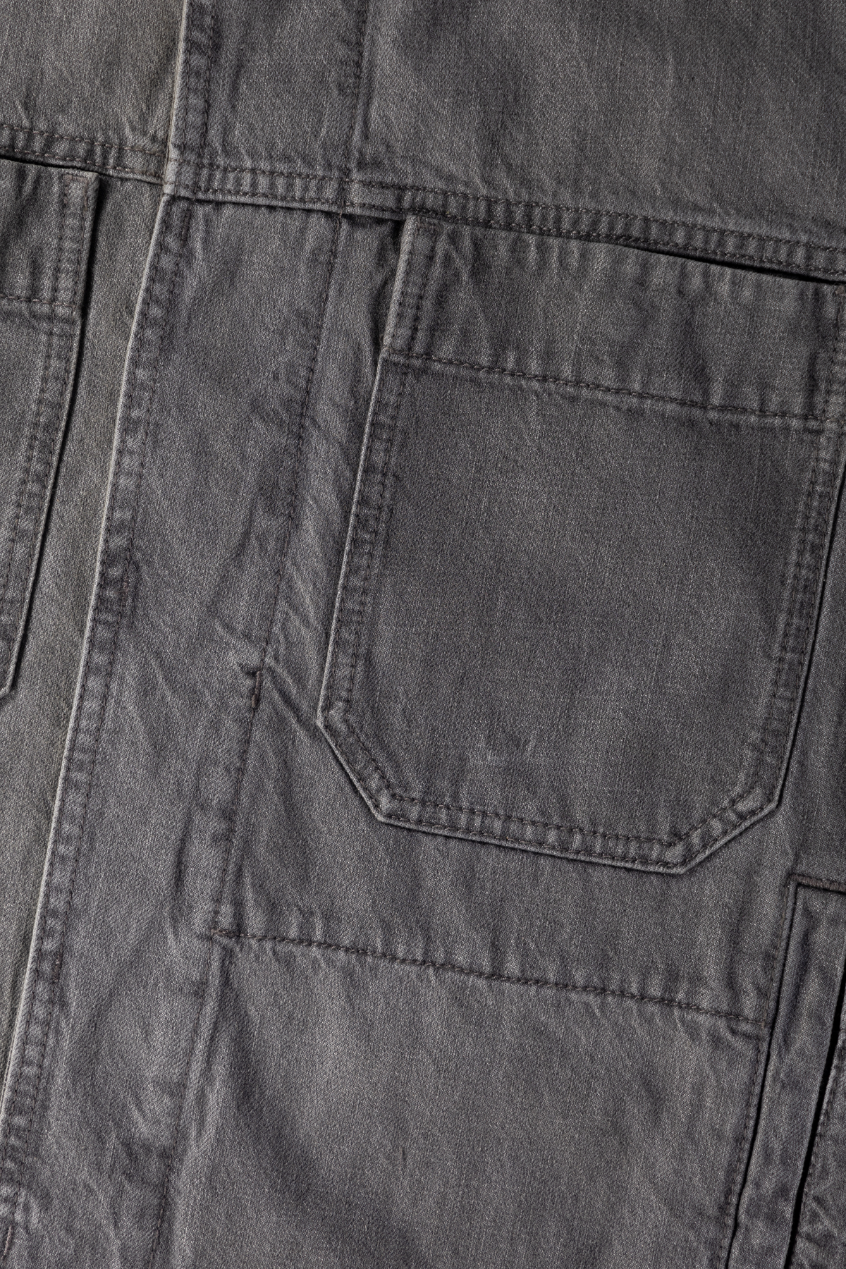 Stone Island - Biker Jacket - Grey Light Wash - Canoe Club
