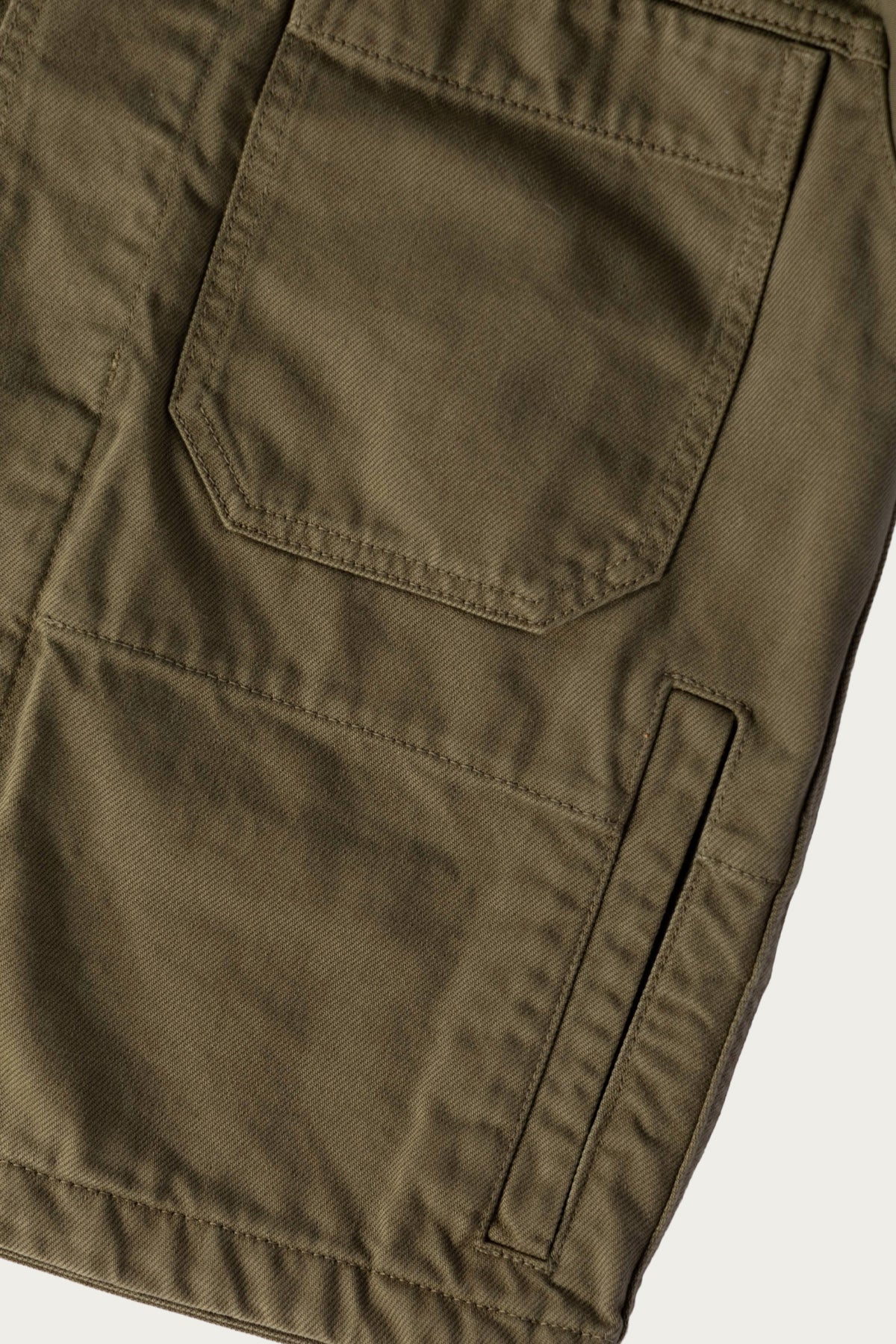 Stone Island - Bull Denim Jacket - Olive - Canoe Club