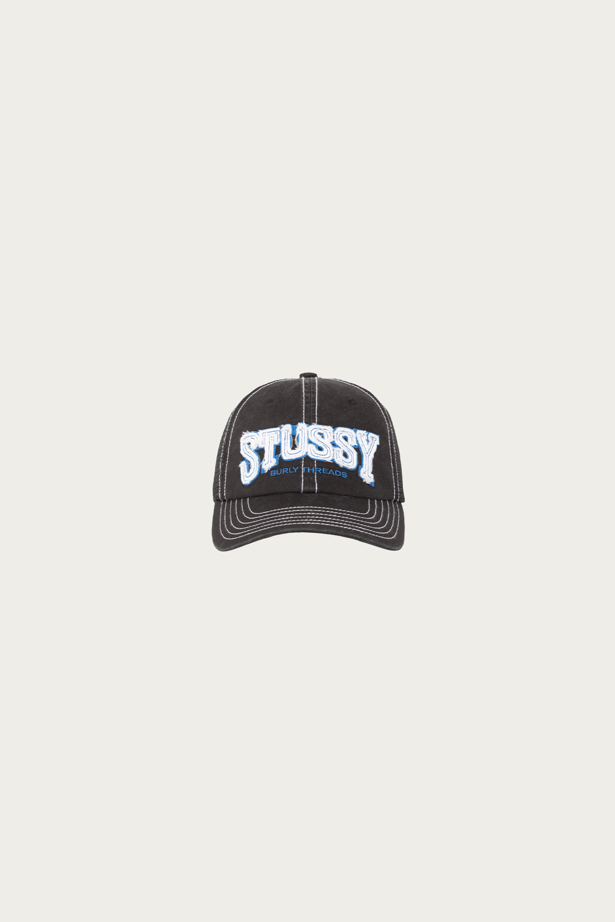 Stüssy - MD Burly Threads Trucker - Black - Canoe Club